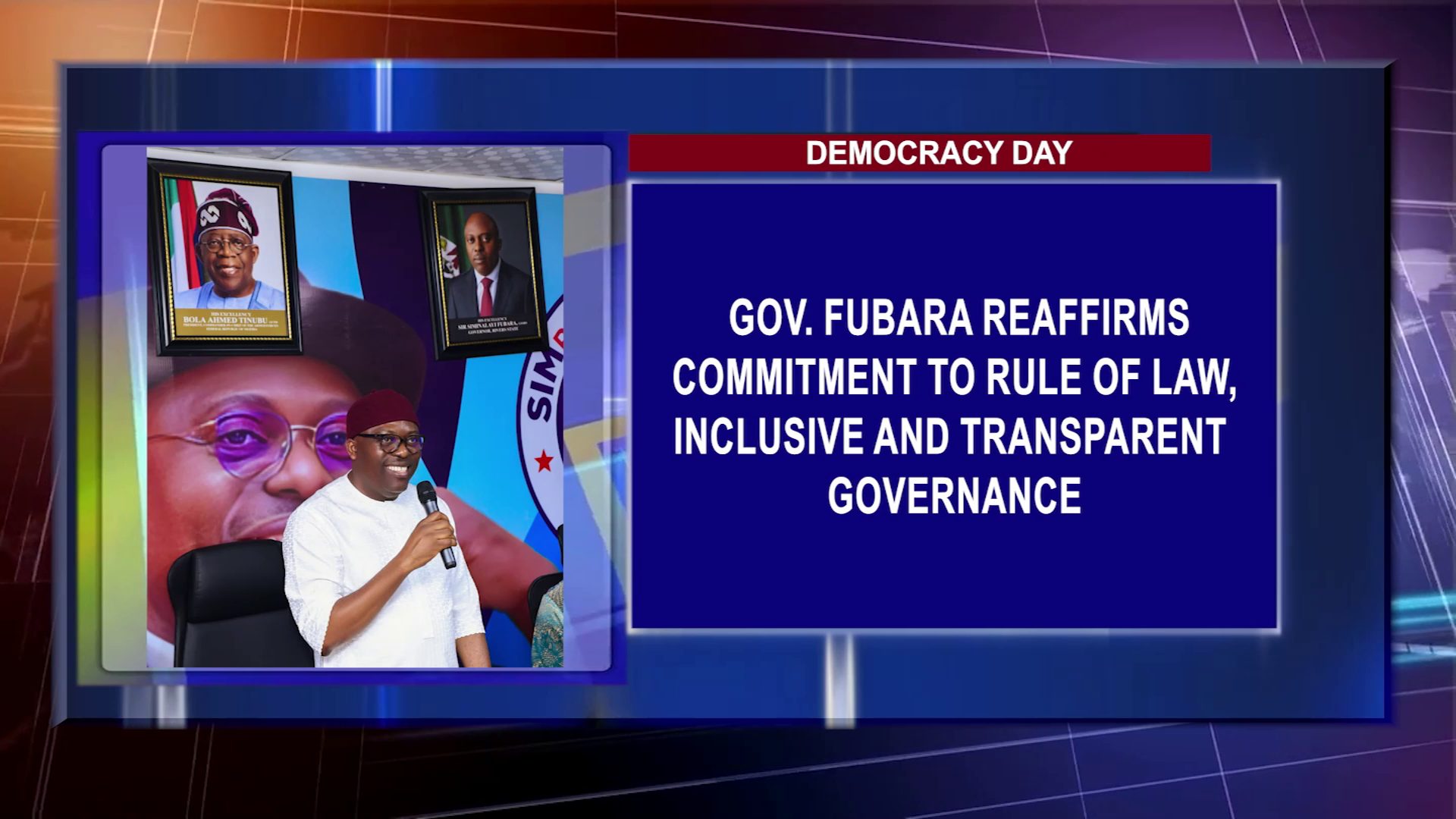 Democracy Day: Gov. Fubara Reaffirms Commitment To Rule Of Law, Inclusive And Transparent Governance
