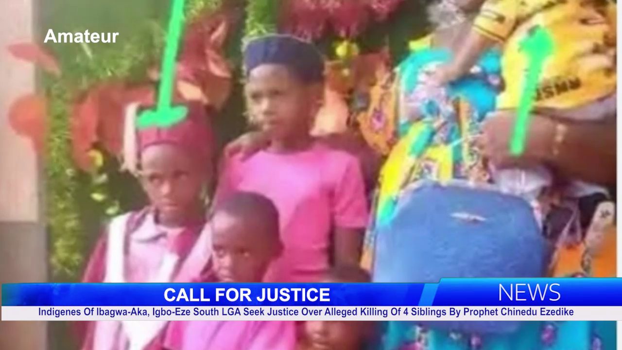Indigenes Of Ibagwa-Aka, Igbo-Eze South LGA, Seek Justice Over Alleged Killing Of 4 Siblings By Prophet Chinedu Ezedike