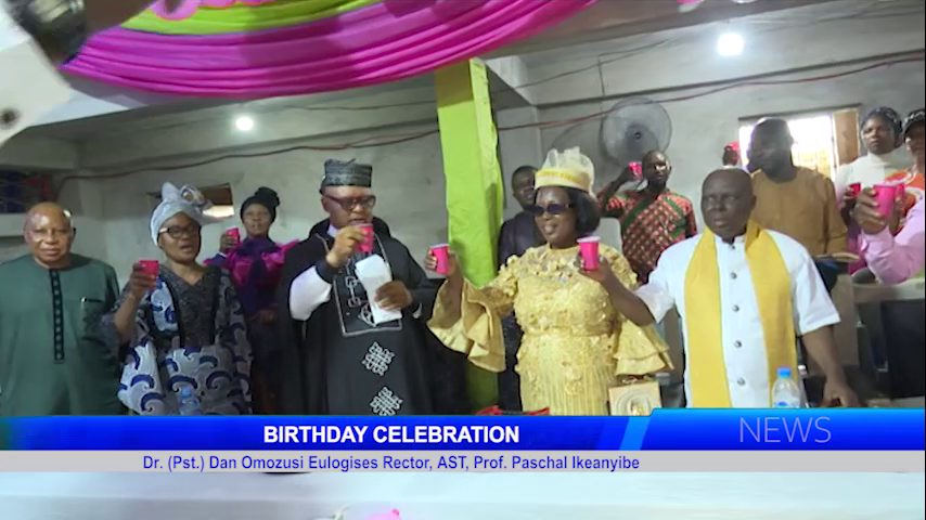 Dr. (Pst.) Dan Omozusi Eulogises Rector, AST, Prof. Paschal Ikeanyibe