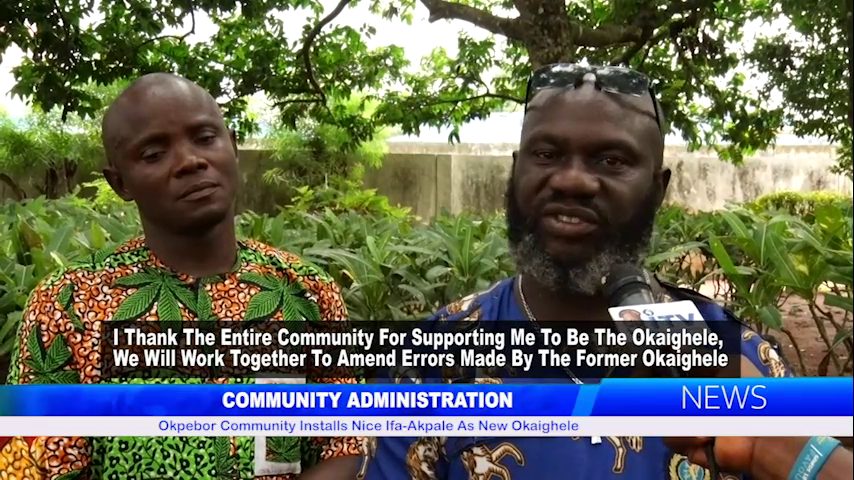 Okpebor Community Installs Nice Ifa-Akpale As New Okaighele