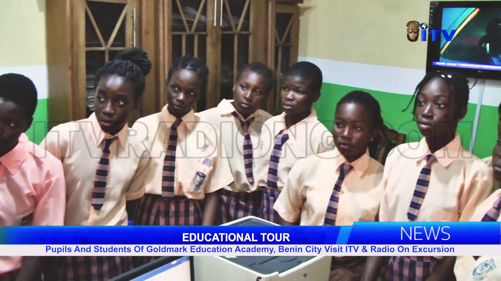 Pupils And Students Of Goldmark Education Academy, Benin City, Visit ITV & Radio On an Excursion