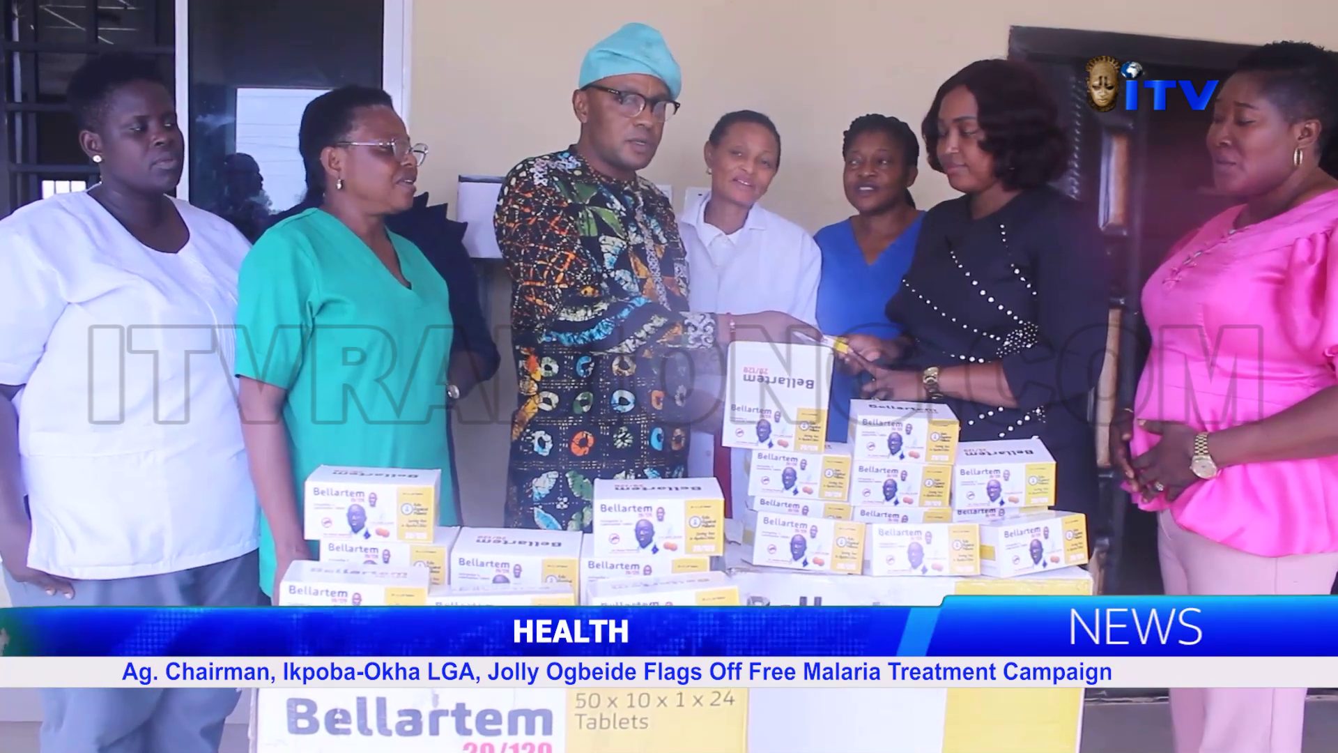 HEALTH: Ag. Chairman, Ikpoba-Okha LGA, Jolly Ogbeide Flags Off Free Malaria Treatment Campaign