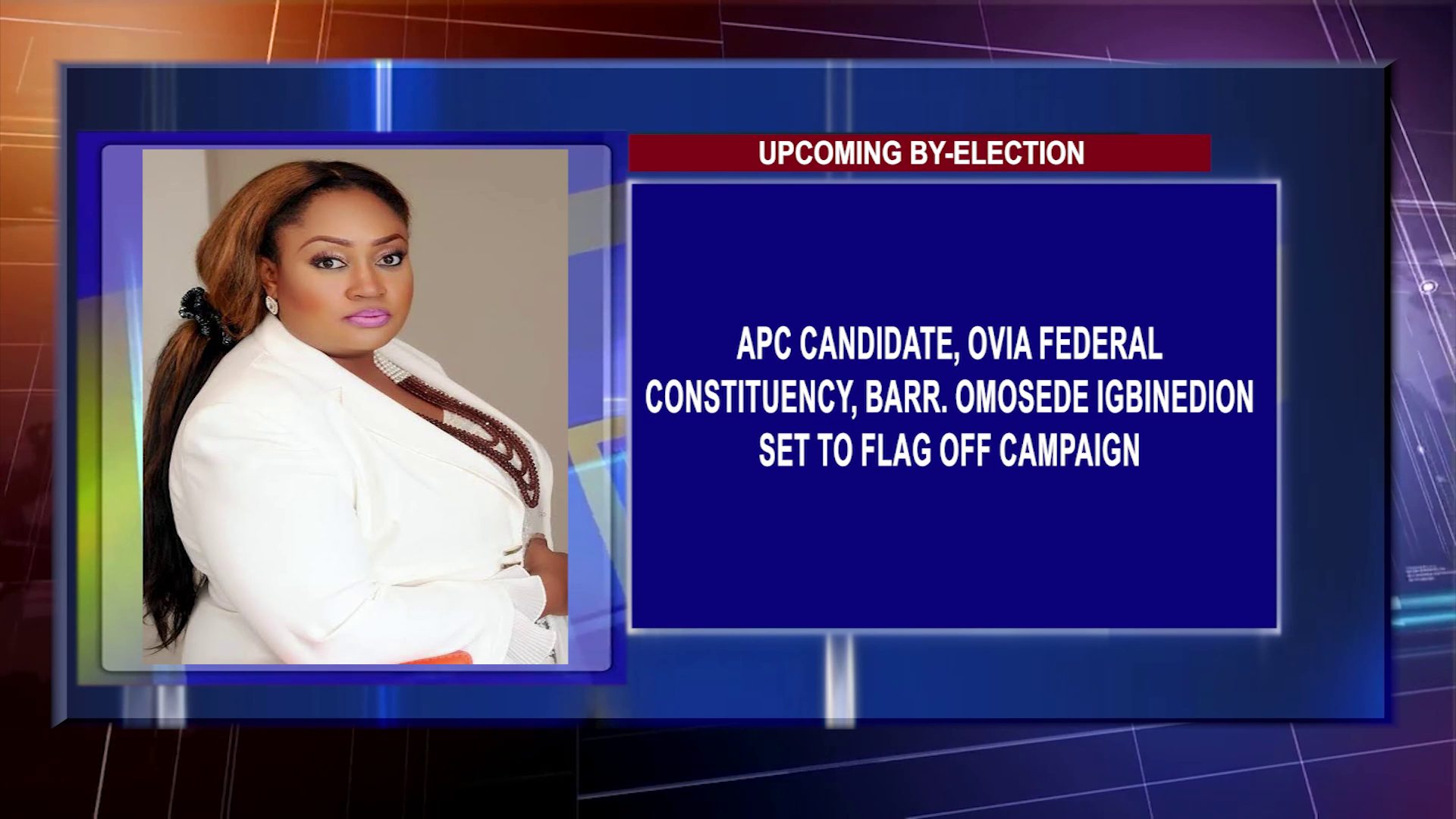 Barr. Omosede Igbinedion Set To Flag Off Campaign For 2025 House Of Reps. By-Election
