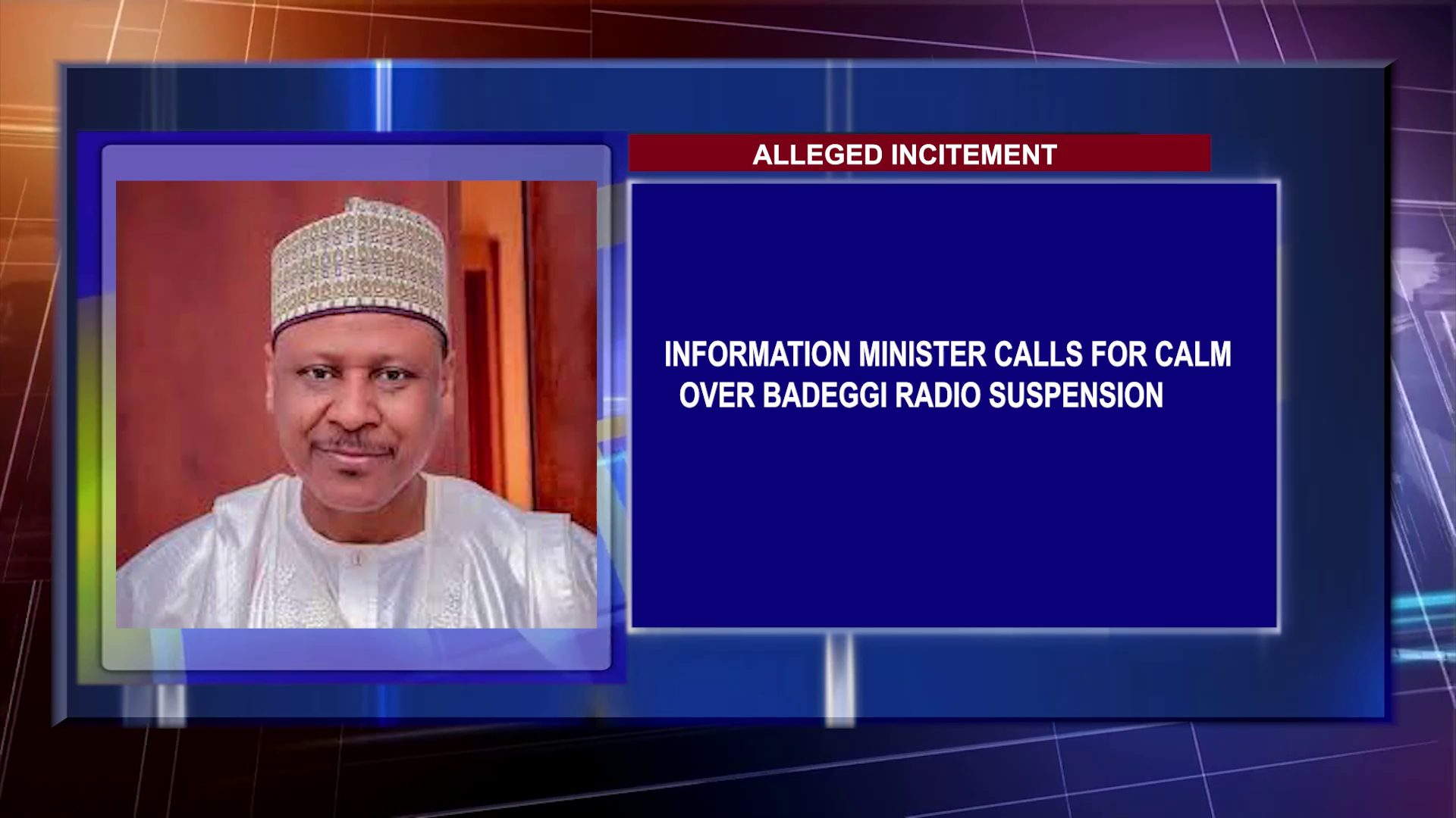 Information Minister Calls For Calm Over Badeggi Radio Suspension