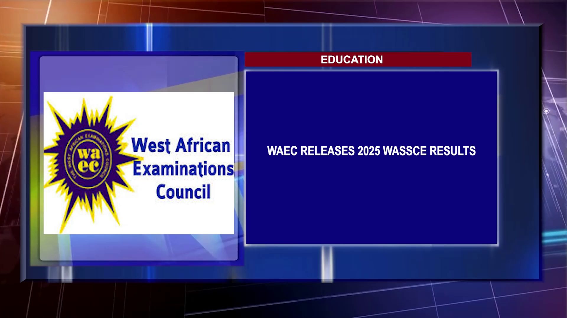 WAEC Releases 2025 WASSCE Results