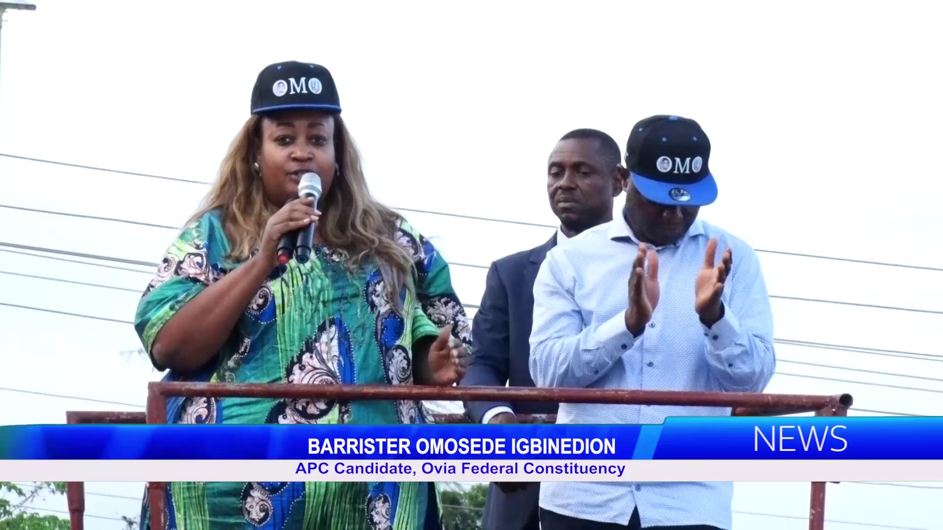 APC Candidate, Omosede Igbinedion Canvasses Votes At Inikorogha And Ora Wards