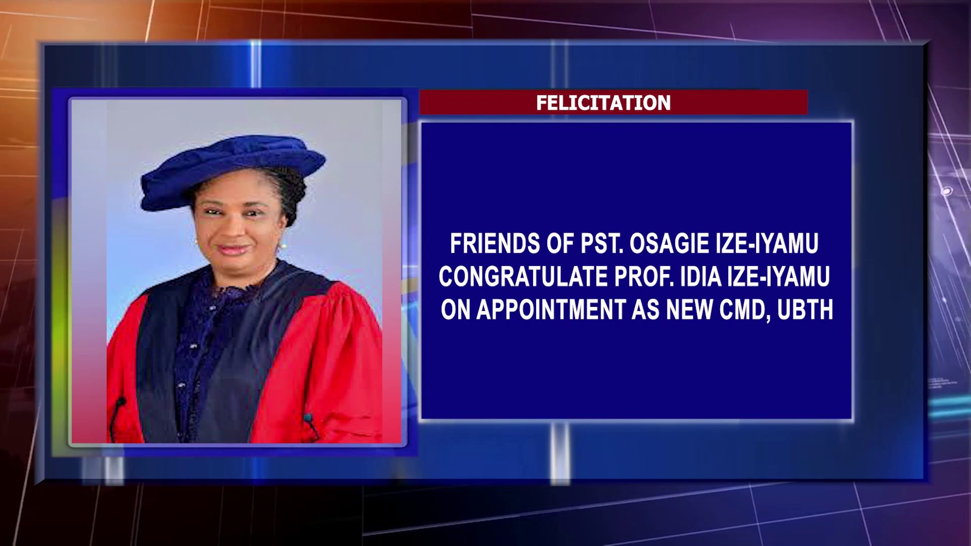 Rt. Hon. Barr. Omosede Igbinedion Thanks Supporters For Edo By-Election Victory