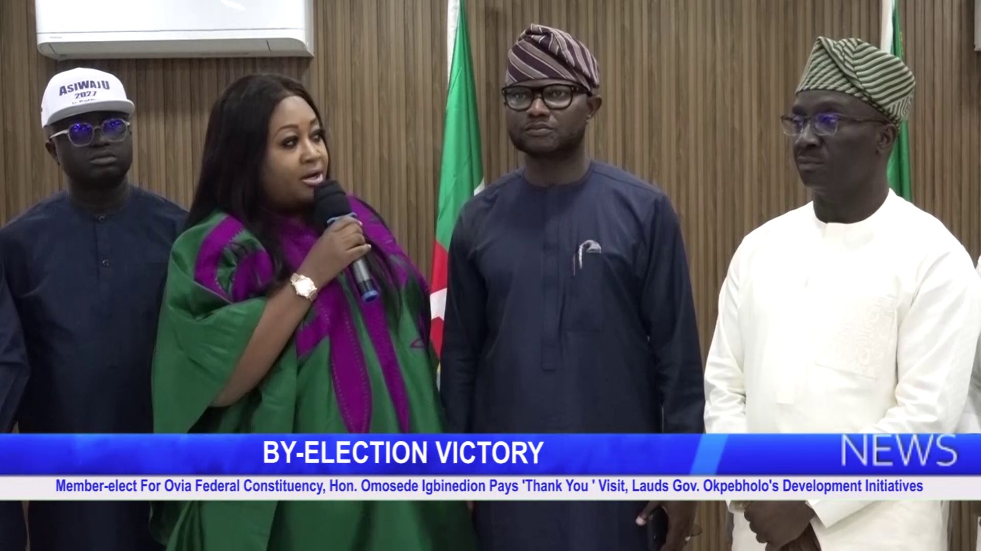 Member-elect For Ovia Federal Constituency, Hon. Omosede Igbinedion Pays ‘Thank You’ Visit, Lauds Gov. Okpebholo’s Development Initiatives