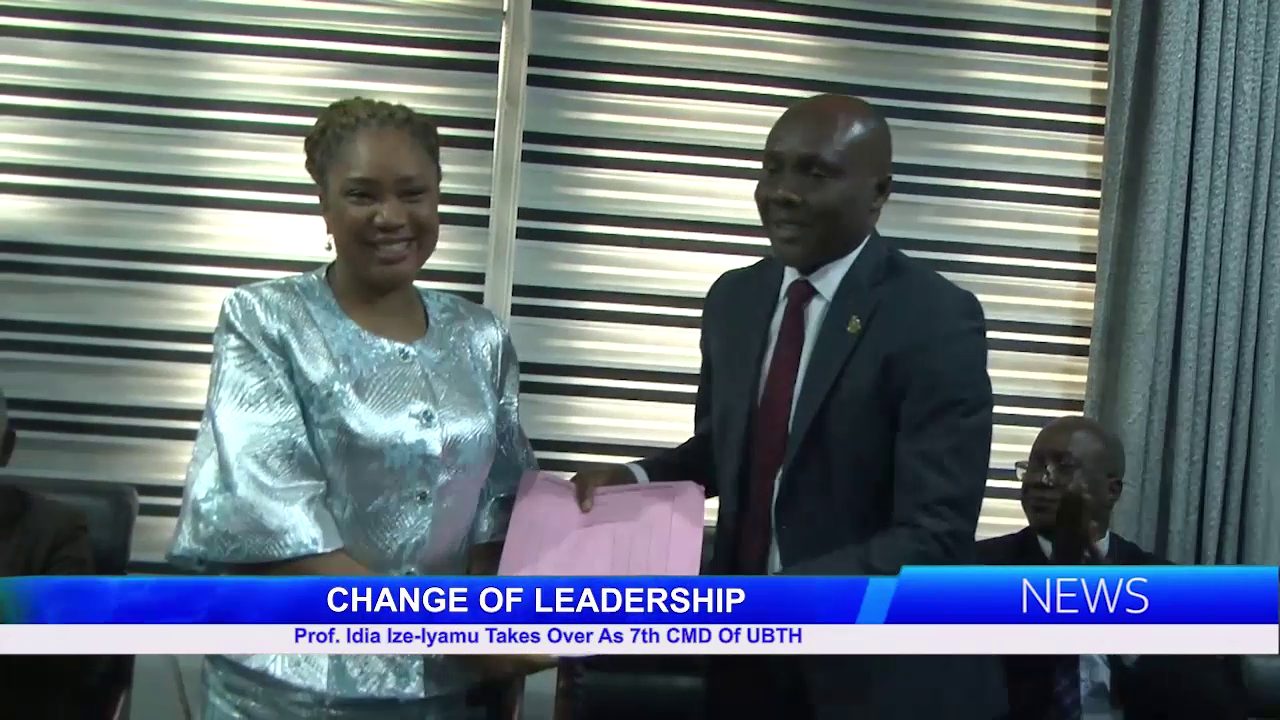 Prof. Idia Ize-Iyamu Takes Over As 7th CMD Of UBTH