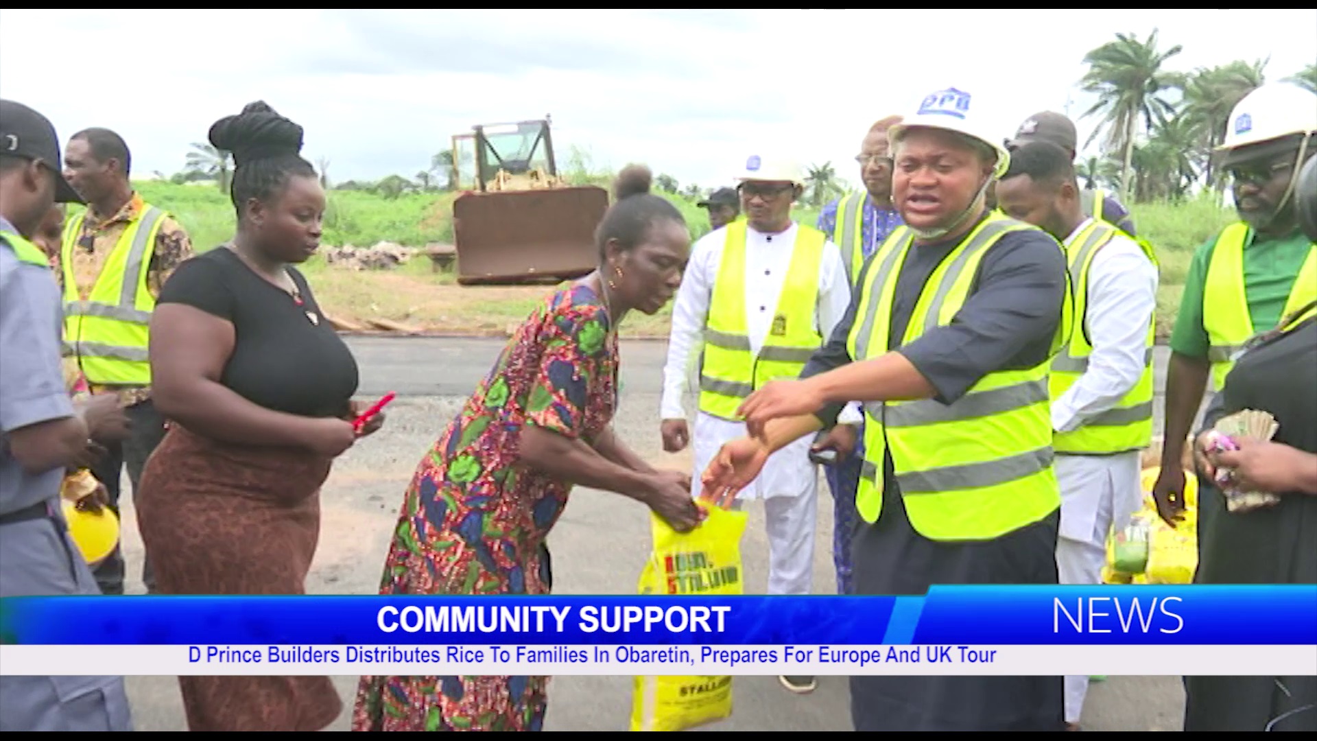 D Prince Builders Distributes Rice To Families In Obaretin, Prepares For Europe And UK Tour