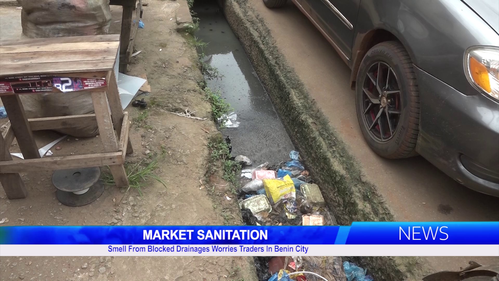 Smell From Blocked Drainages Worries Traders In Benin City
