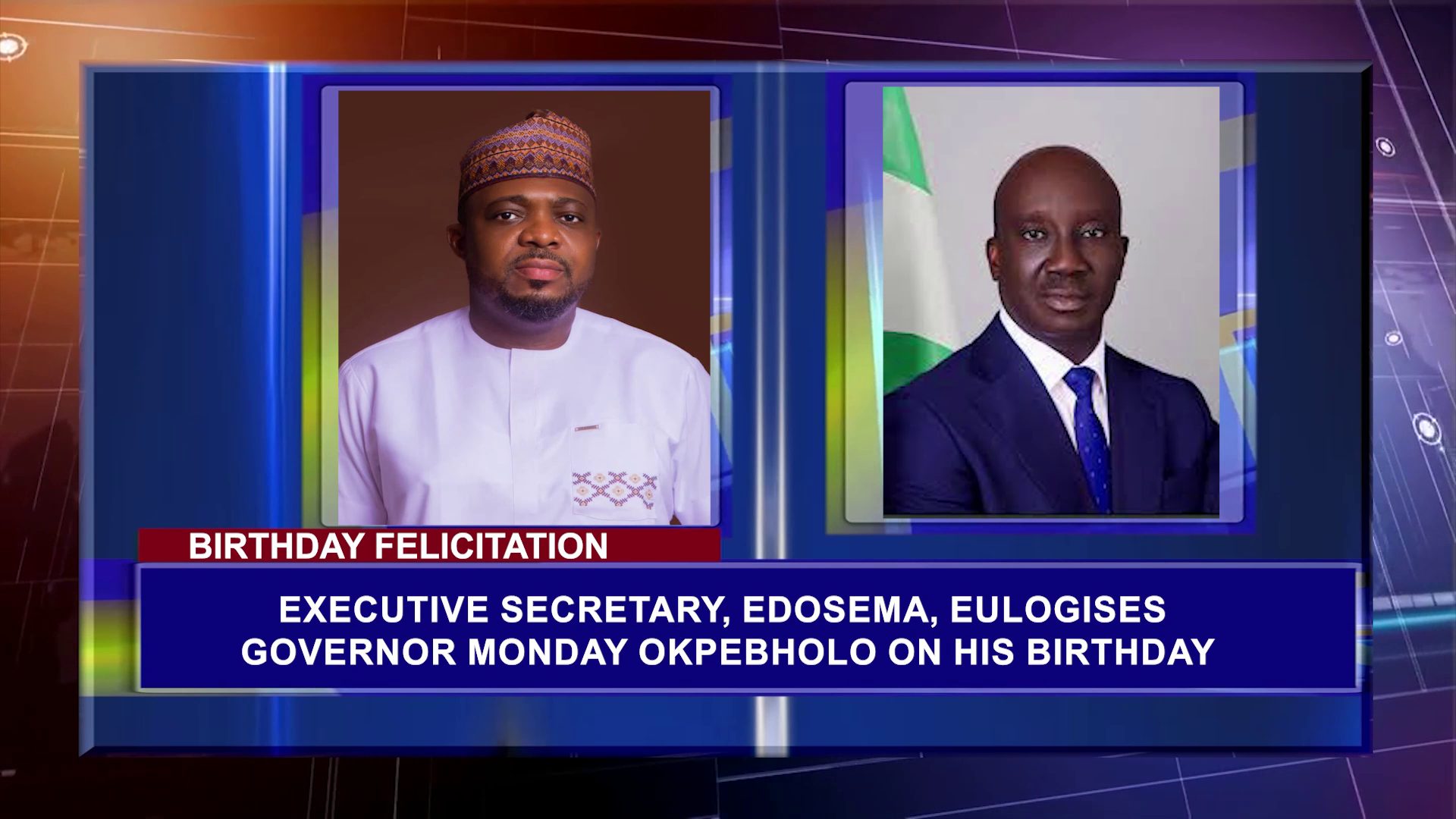 Executive Secretary, EdoSEMA, Eulogises Governor Monday Okpebholo On His Birthday