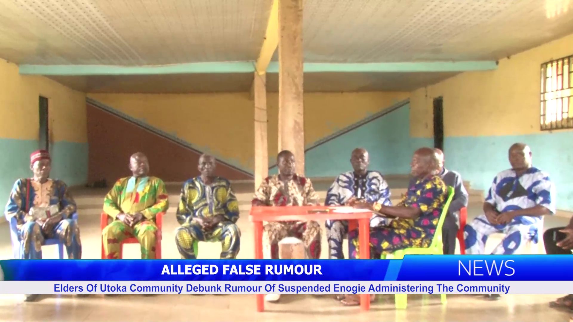 Elders Of Utoka Community Debunk Rumour Of Suspended Enogie Administering The Community