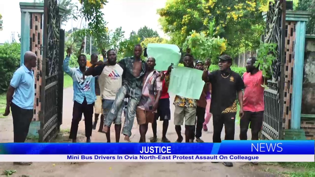 JUSTICE: Mini Bus Drivers In Ovia North-East Protest Assault On Colleague
