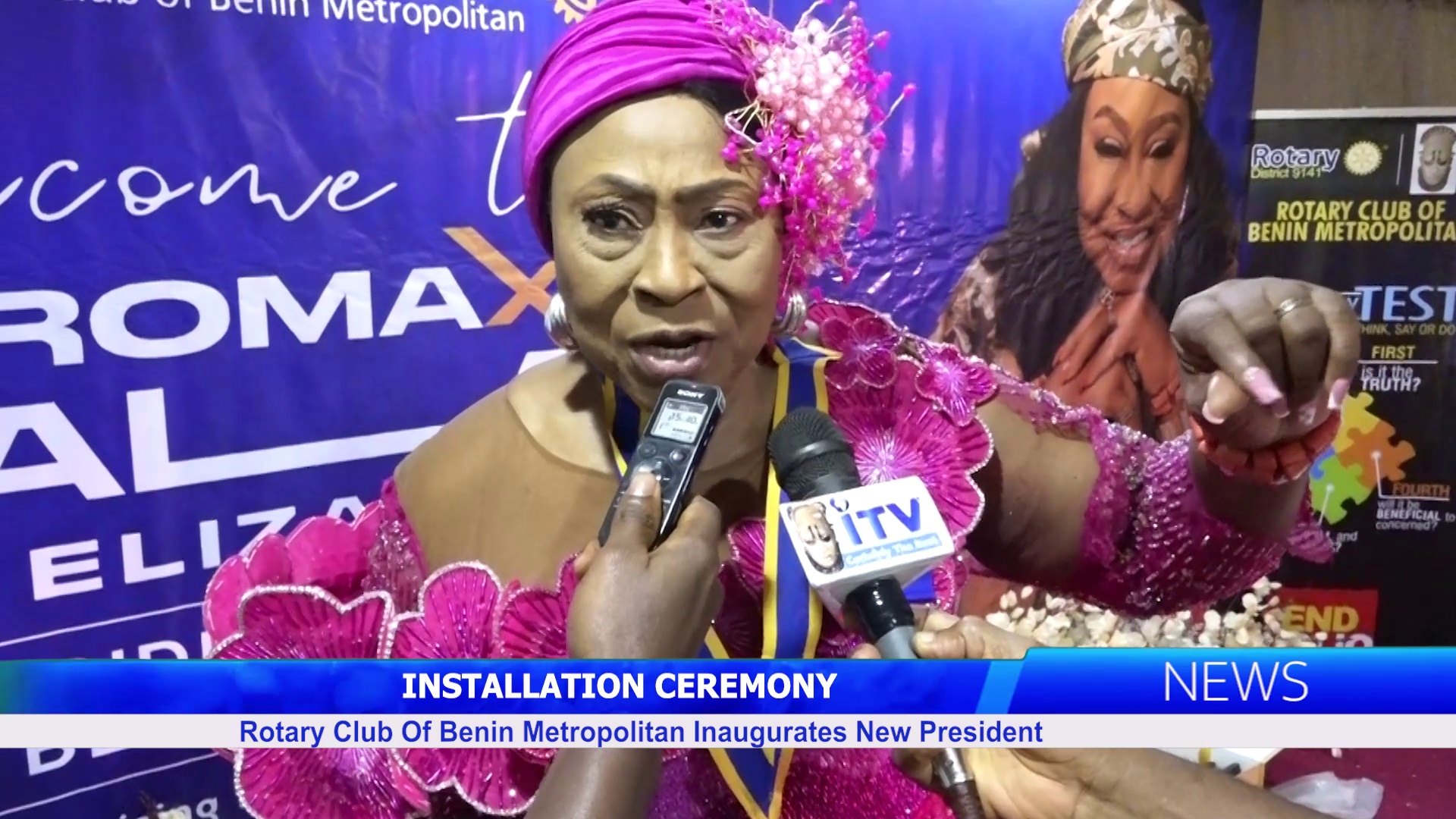 Rotary Club Of Benin Metropolitan Inaugurates New President