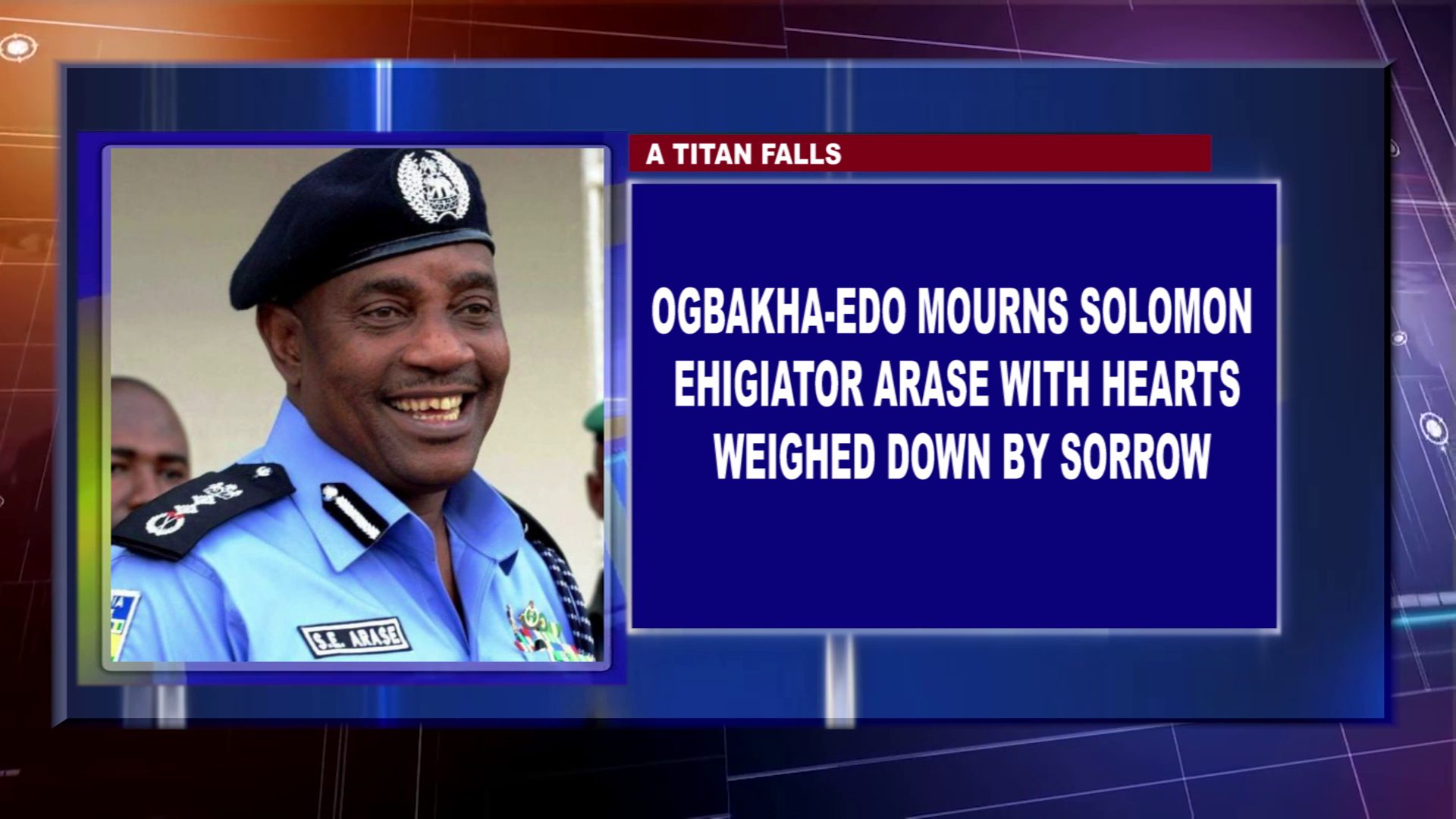 Ogbakha-Edo Mourns Solomon Ehigiator Arase With Hearts Weighed Down By Sorrow