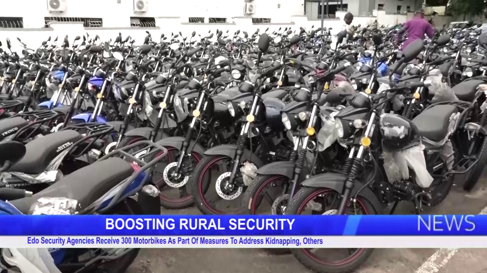 Edo Security Agencies Receive 300 Motorbikes As Part Of Measures To Address Kidnapping, Others