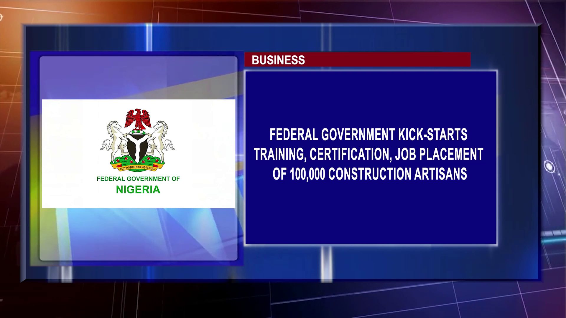 Federal Government Kick-Starts Training, Certification, Job Placement Of 100,000 Construction Artisans