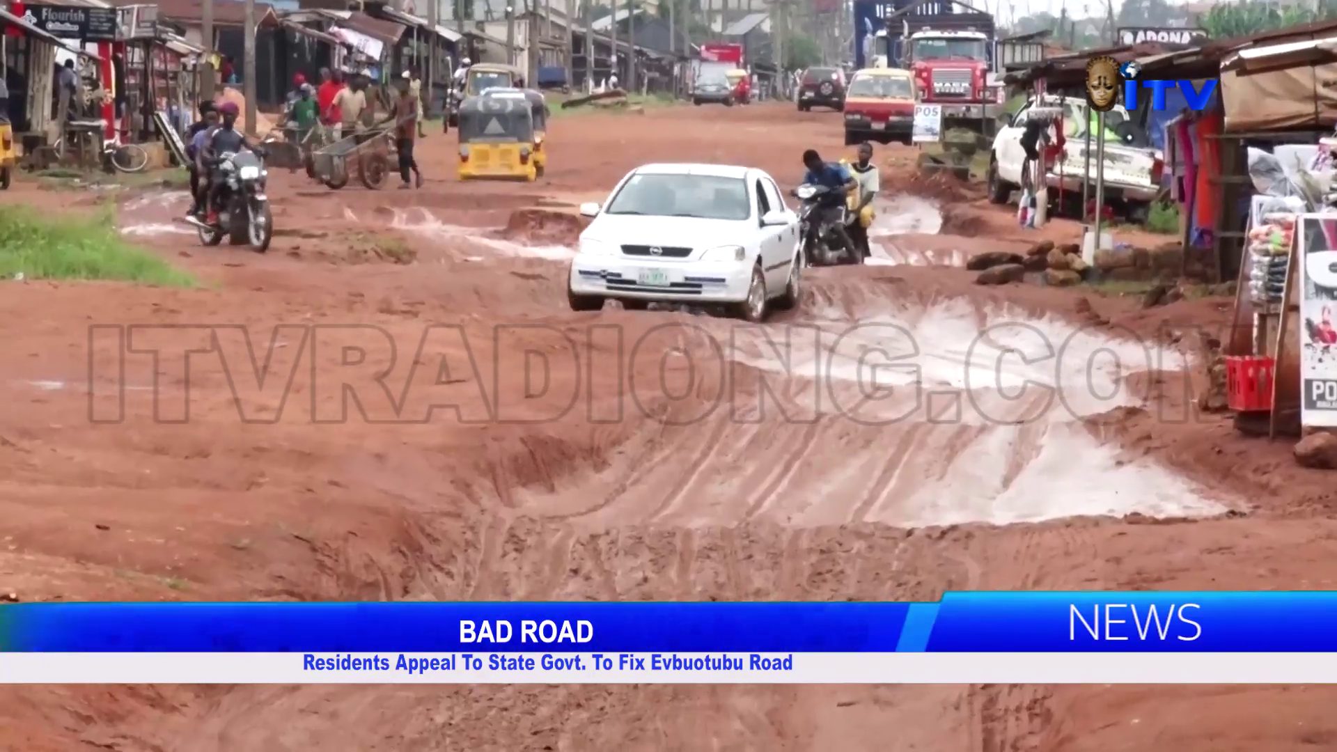 BAD ROAD: Residents Appeal To State Govt. To Fix Evbuotubu Road
