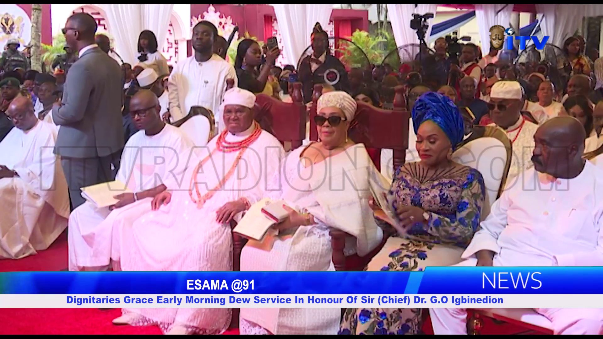 ESAMA @91: Dignitaries Grace Early Morning Dew Service In Honour Of Sir (Chief) Dr. G.O Igbinedion