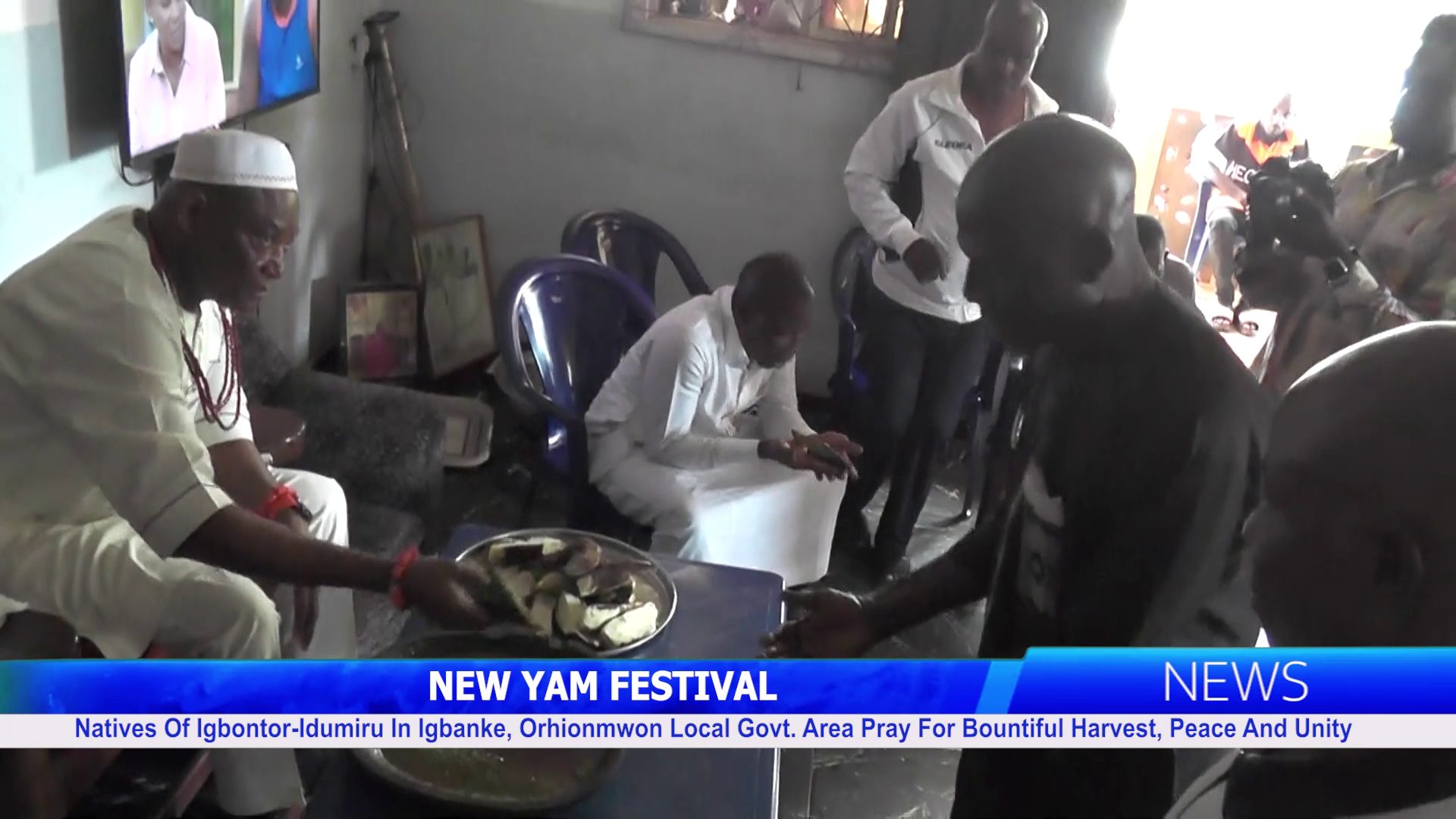 NEW YAM FESTIVAL: Natives Of Igbontor-Idumiru In Igbanke, Orhionmwon Local Govt. Area Pray For Bountiful Harvest, Peace And Unity