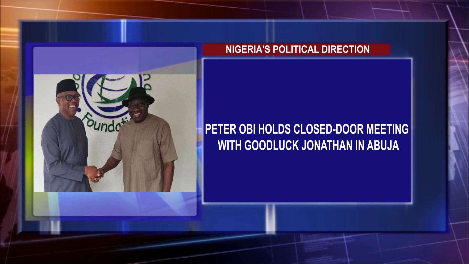 Peter Obi Holds Closed-Door Meeting With Goodluck Jonathan In Abuja