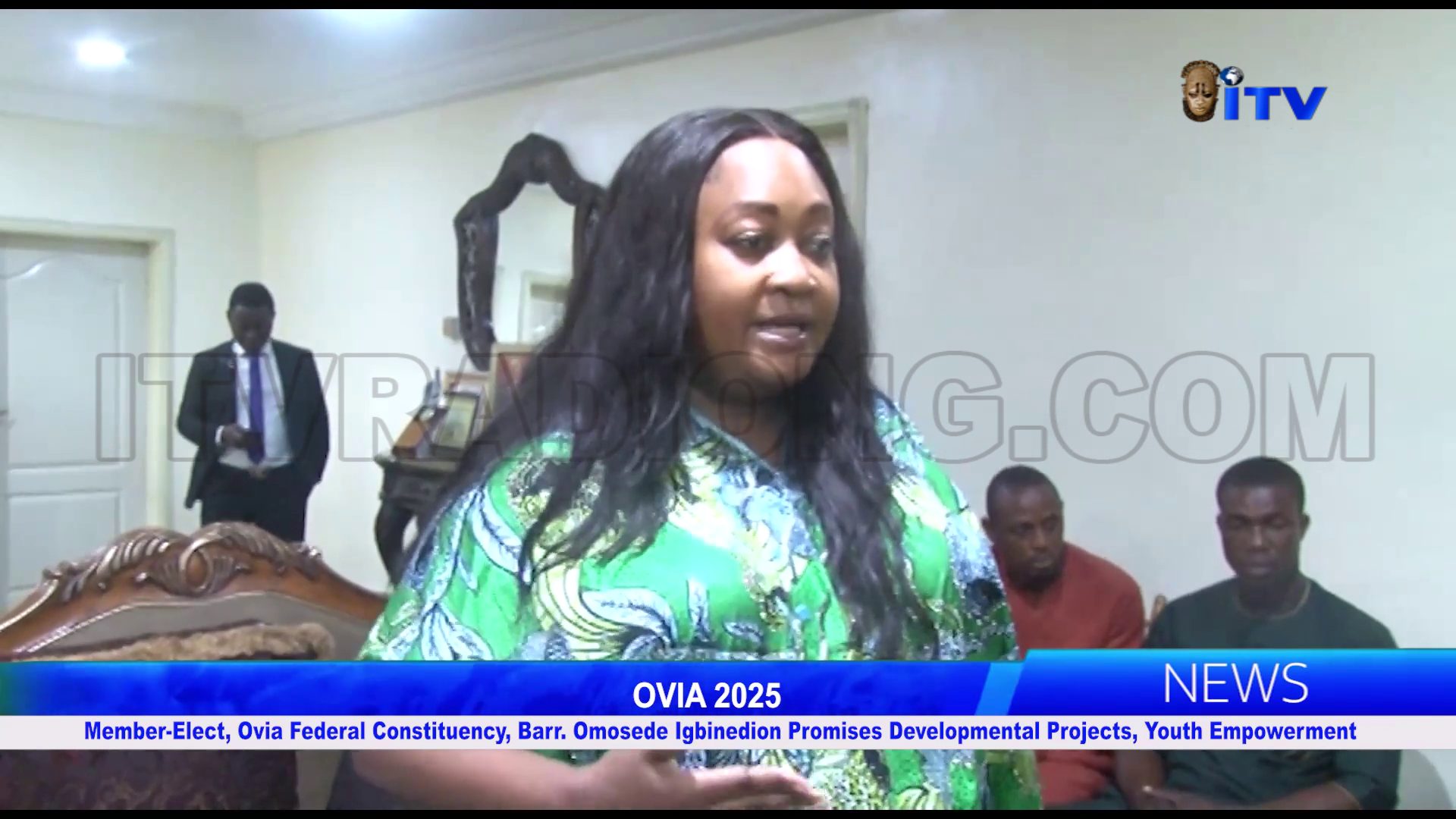 OVIA 2025: Member-Elect, Ovia Federal Constituency, Barr. Omosede Igbinedion Promises Developmental Projects, Youth Empowerment