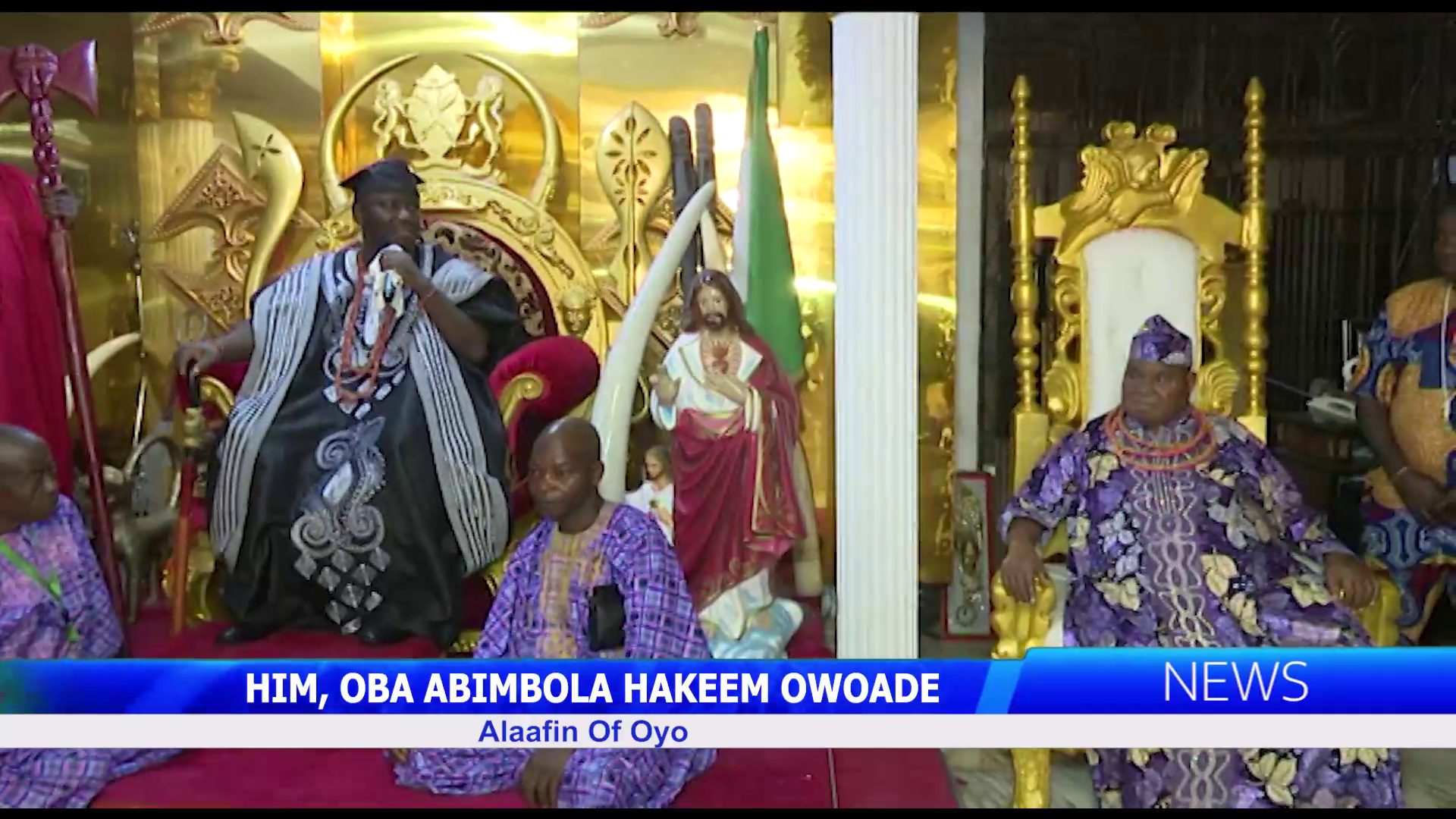 Alaafin Of Oyo Pays Historic Visit To Esama Of Benin, Celebrates Him At 91