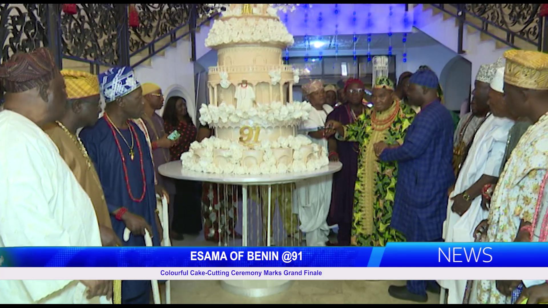 ESAMA OF BENIN @91: Colourful Cake Cutting Ceremony Marks Grand Finale