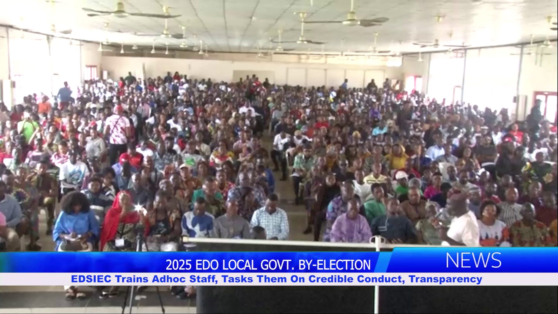 EDSIEC Trains Adhoc Staff, Task Them On Credible Conduct, Transparency Ahead 2025 Edo Local Govt. By-Election