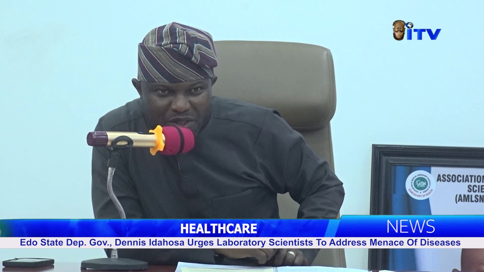 HEALTHCARE: Edo State Dep. Gov., Dennis Idahosa Urges Laboratory Scientists To Address Menace Of Diseases