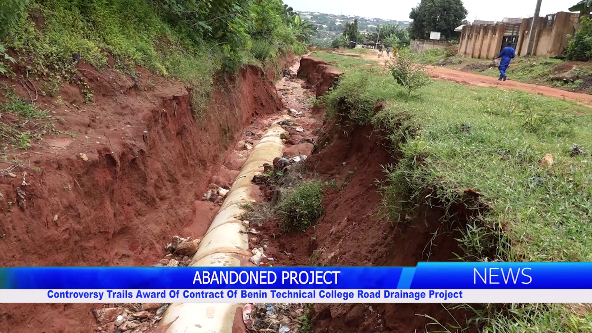ABANDONED PROJECT: Controversy Trails Award Of Contract Of Benin Technical College Road Drainage Project