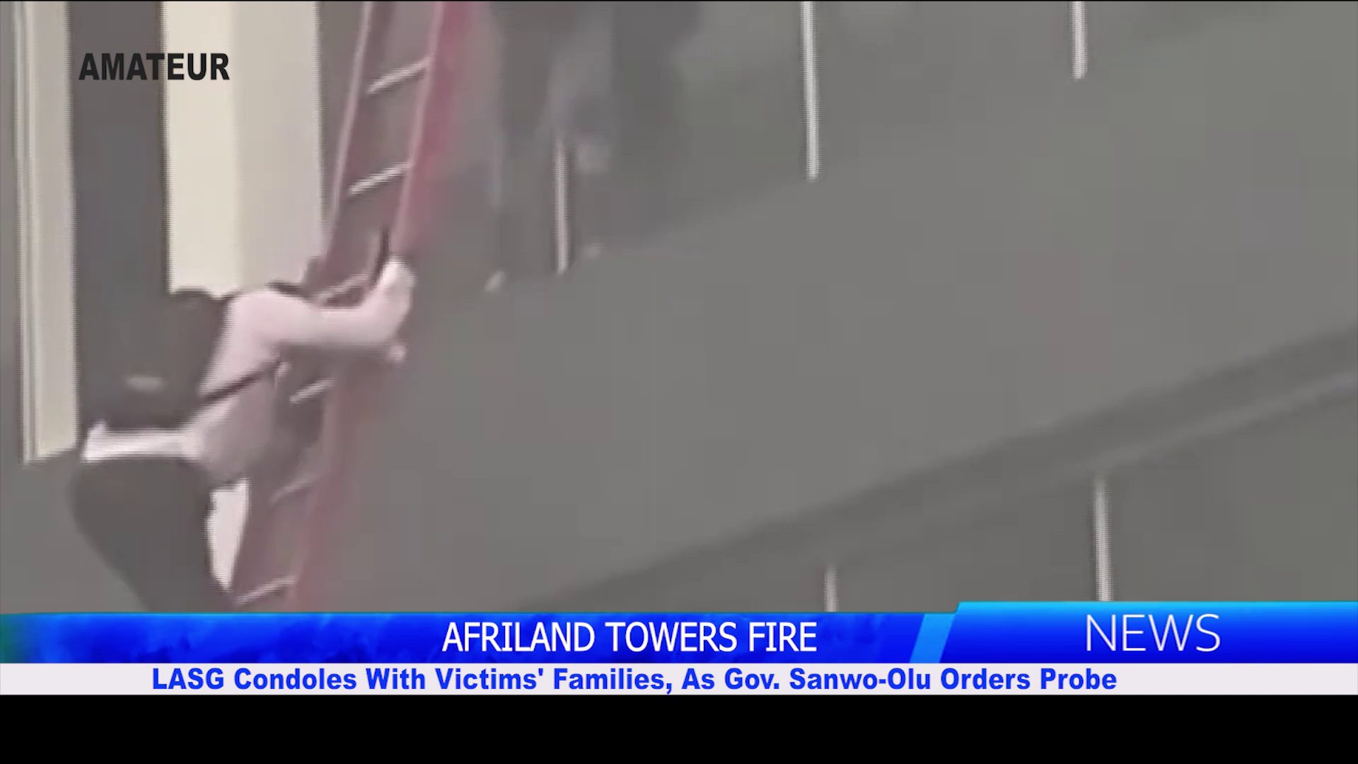 AFRILAND TOWERS FIRE: LASG Condoles With Victims Families, As Gov. Sanwo-Olu Orders Probe