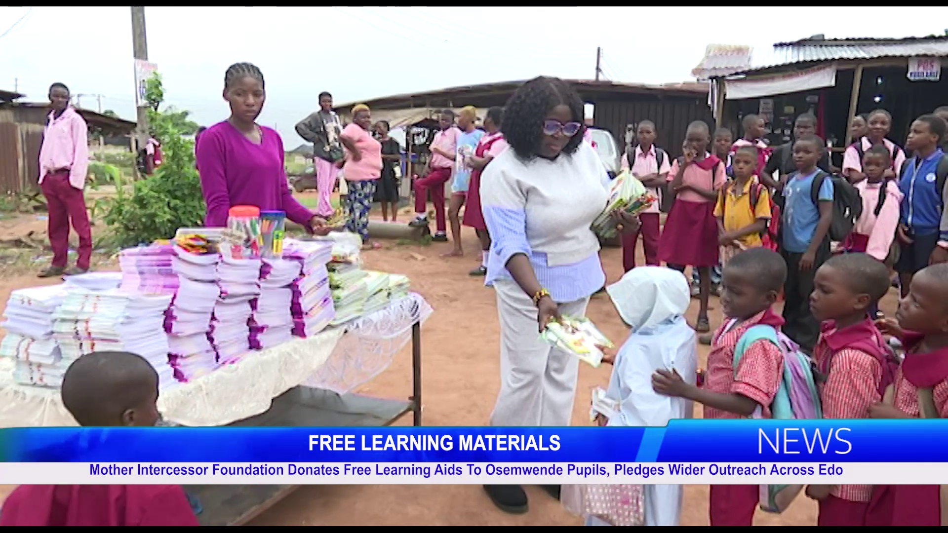 Mother Intercessor Foundation Donates Free Learning Aids To Osemwende Pupils, Pledges Wider Outreach Across Edo