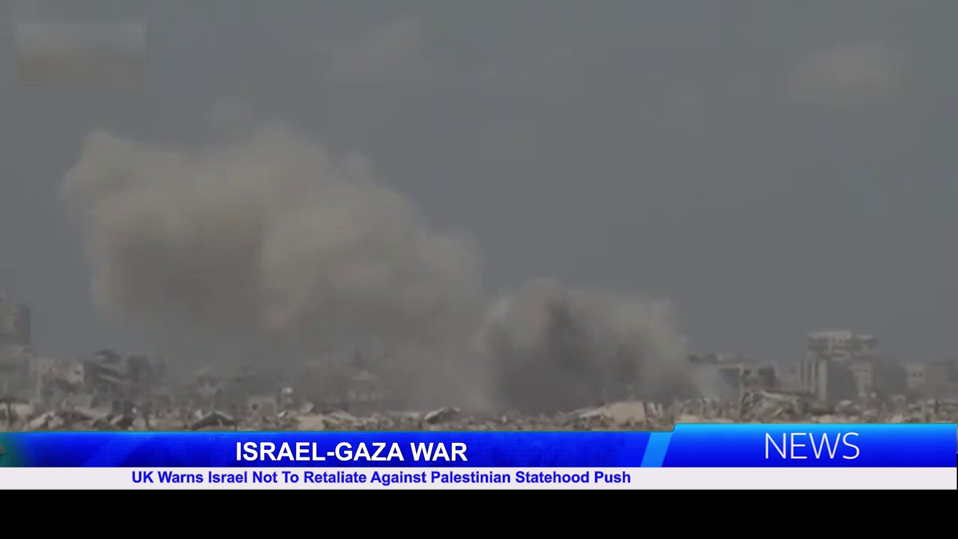 UK warns Israel not to retaliate against Palestinian statehood push