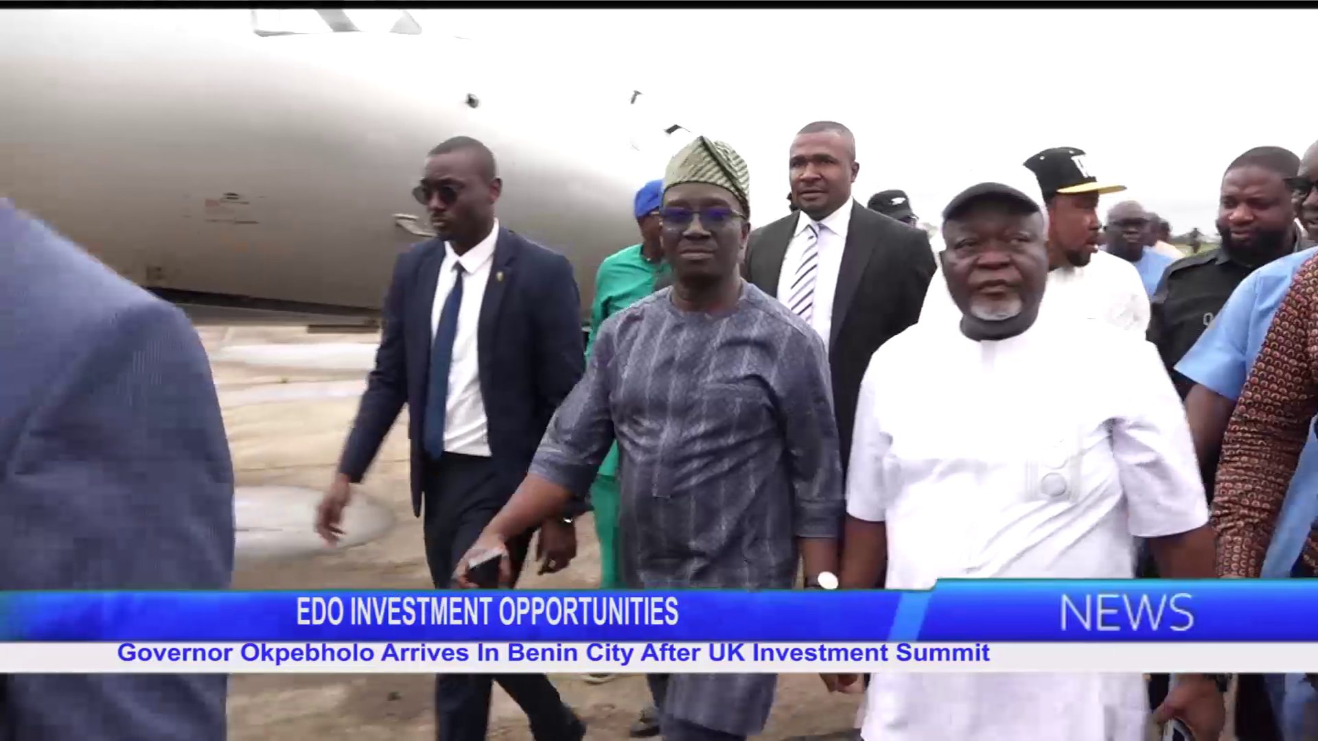 Governor Okpebholo Arrives in Benin City After UK Investment Summit