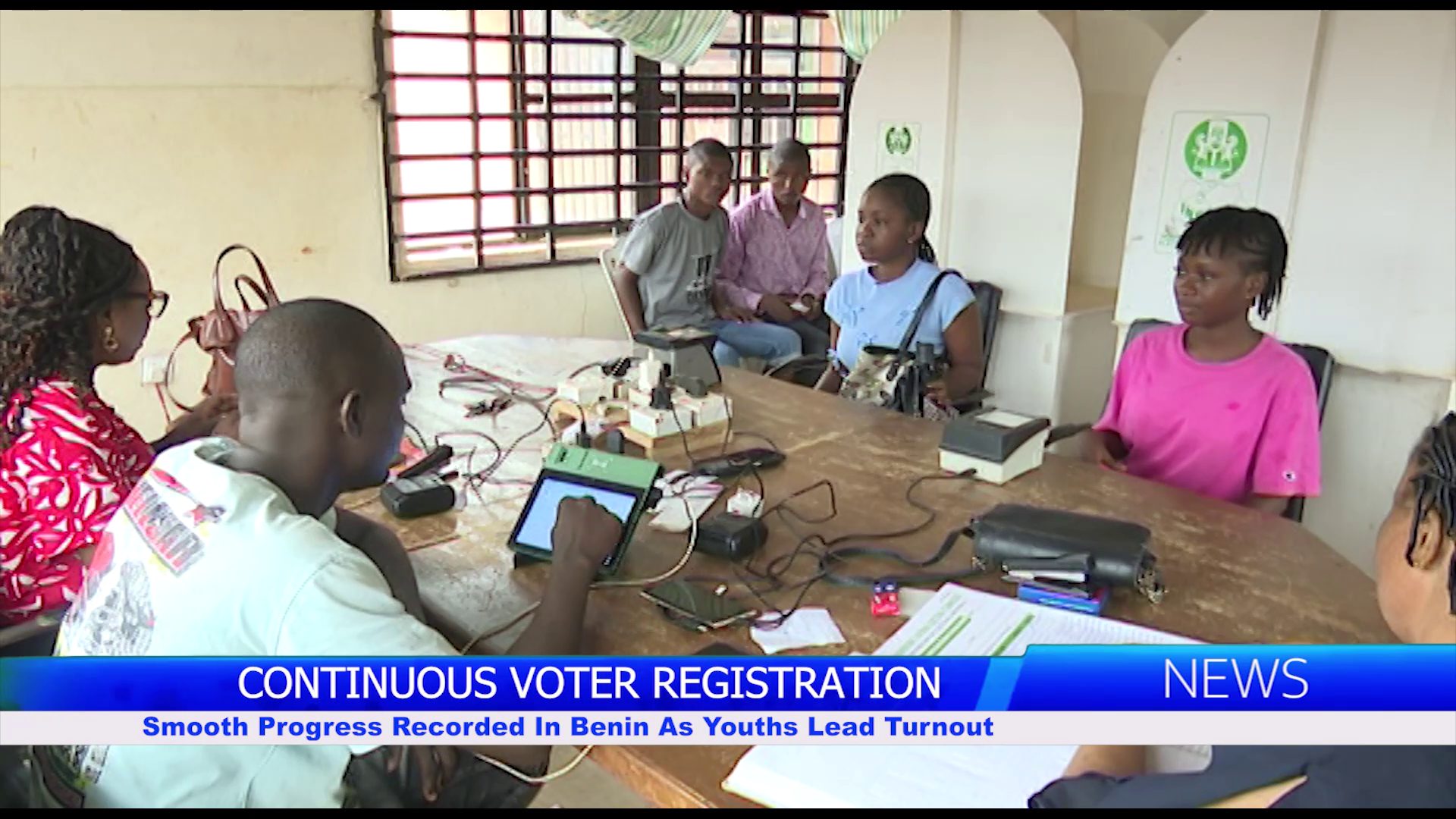 CONTINUOUS VOTER REGISTRATION: Smooth Progress Recorded In Benin As Youths Lead Turnout