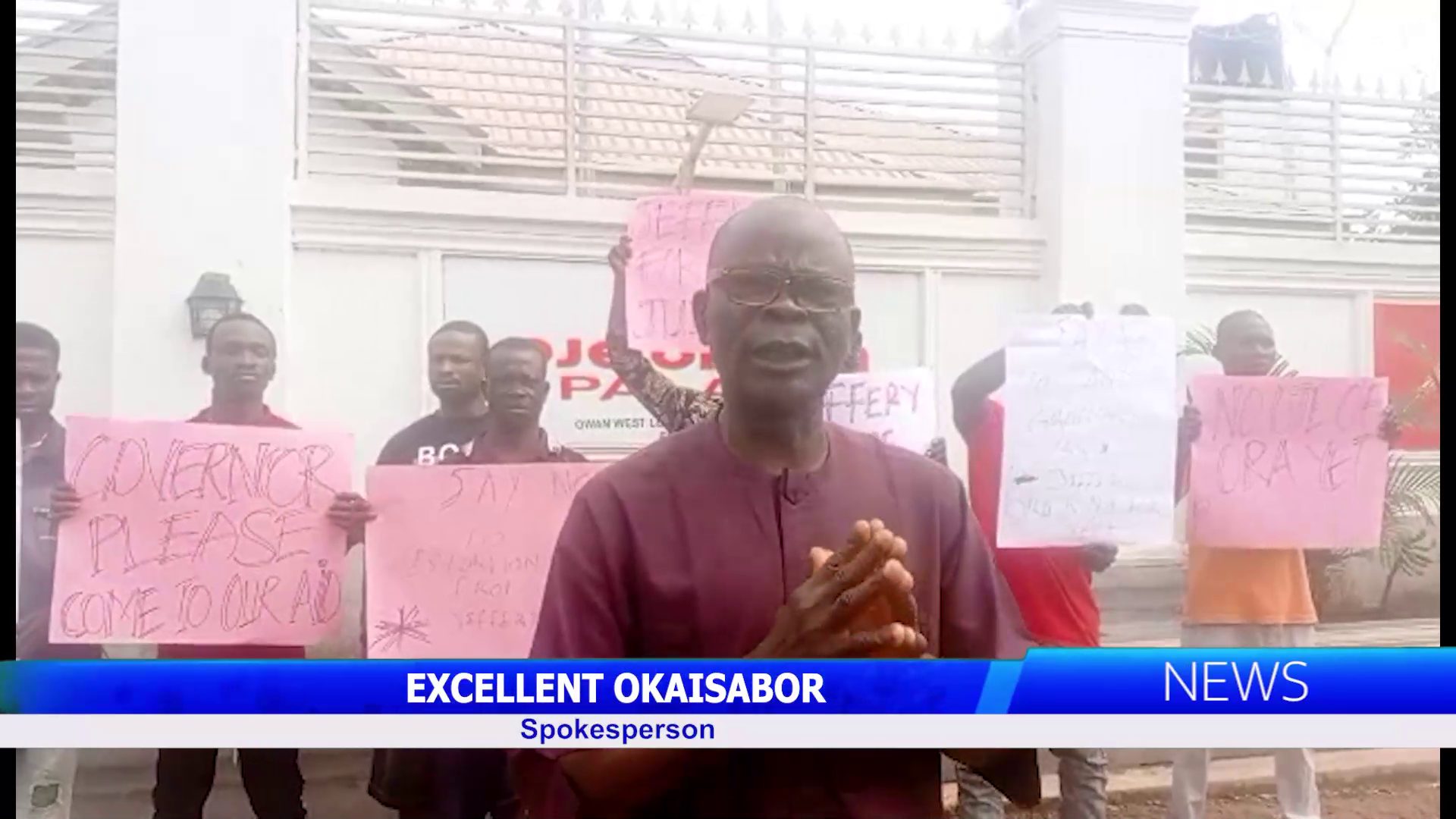 Concerned Citizens Of Sabongida-Ora, Owan West LGA Stage Protest Against Activities Of Self-Acclaimed Traditional Ruler