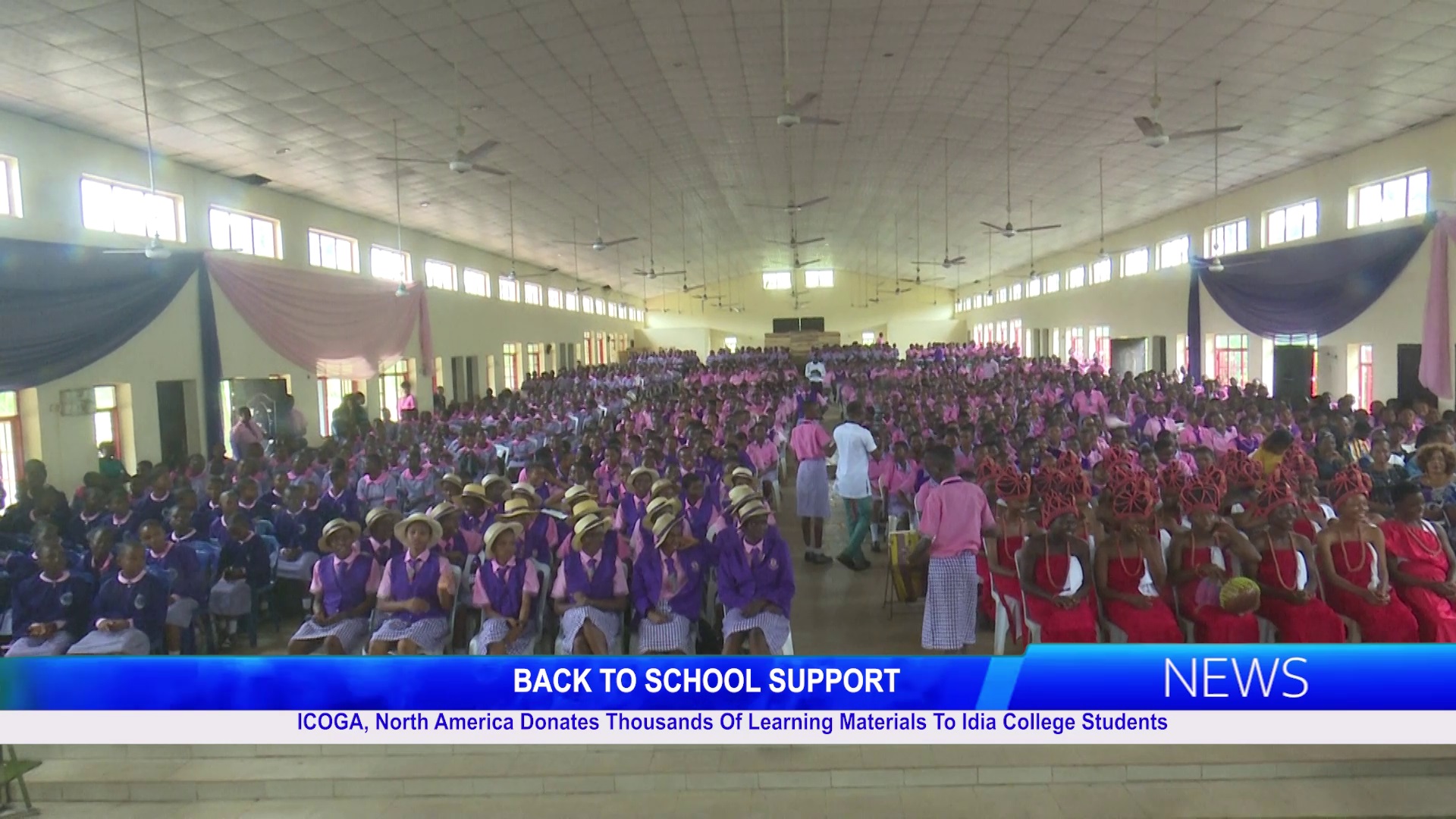 ICOGA, North America Donates Thousands Of Learning Materials To Idia College Students