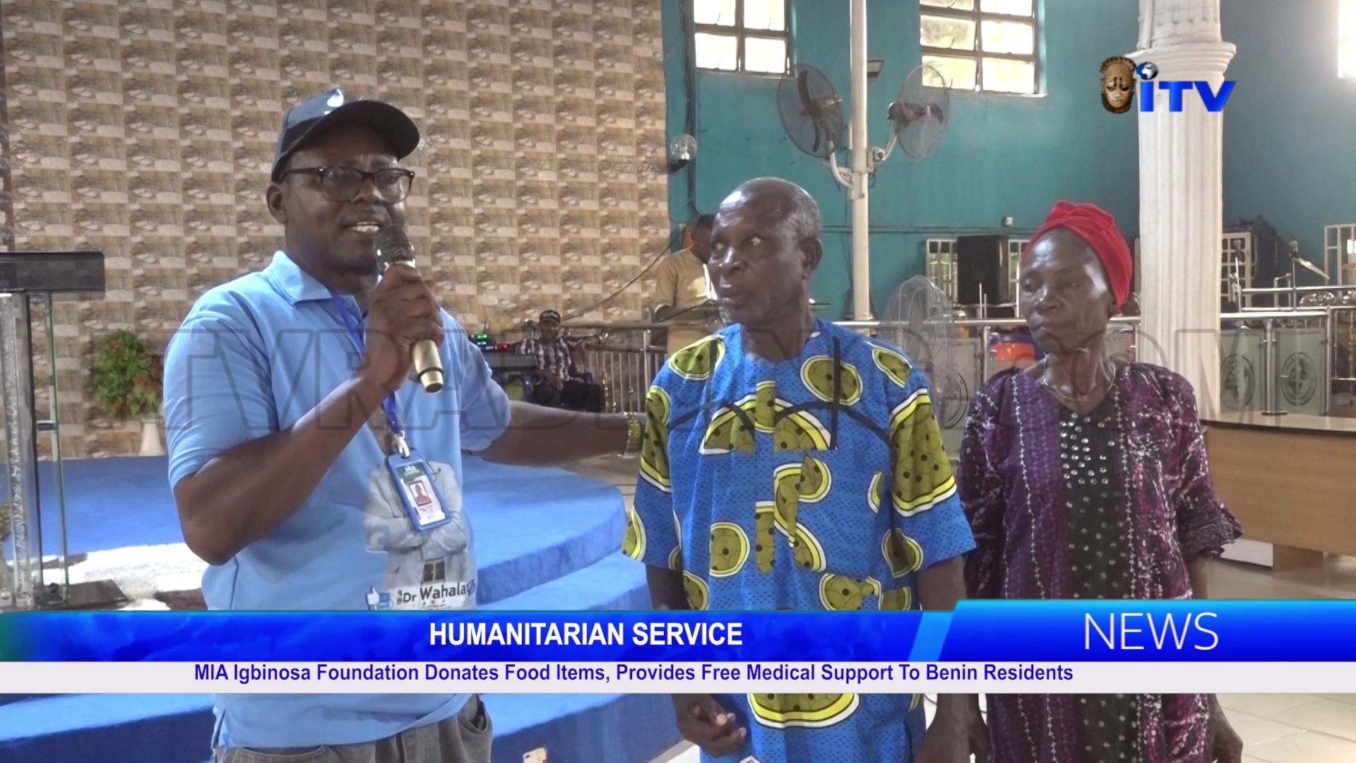 HUMANITARIAN SERVICE: MIA Igbinosa Foundation Donates Food Items, Provides Free Medical Support To Benin Residents