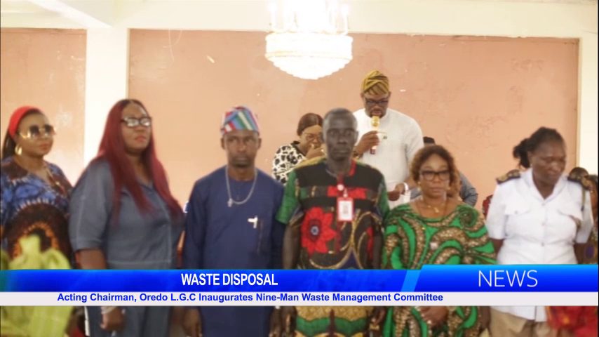 Acting Chairman, Oredo L.G.C Inaugurates Nine-Man Waste Management Committee