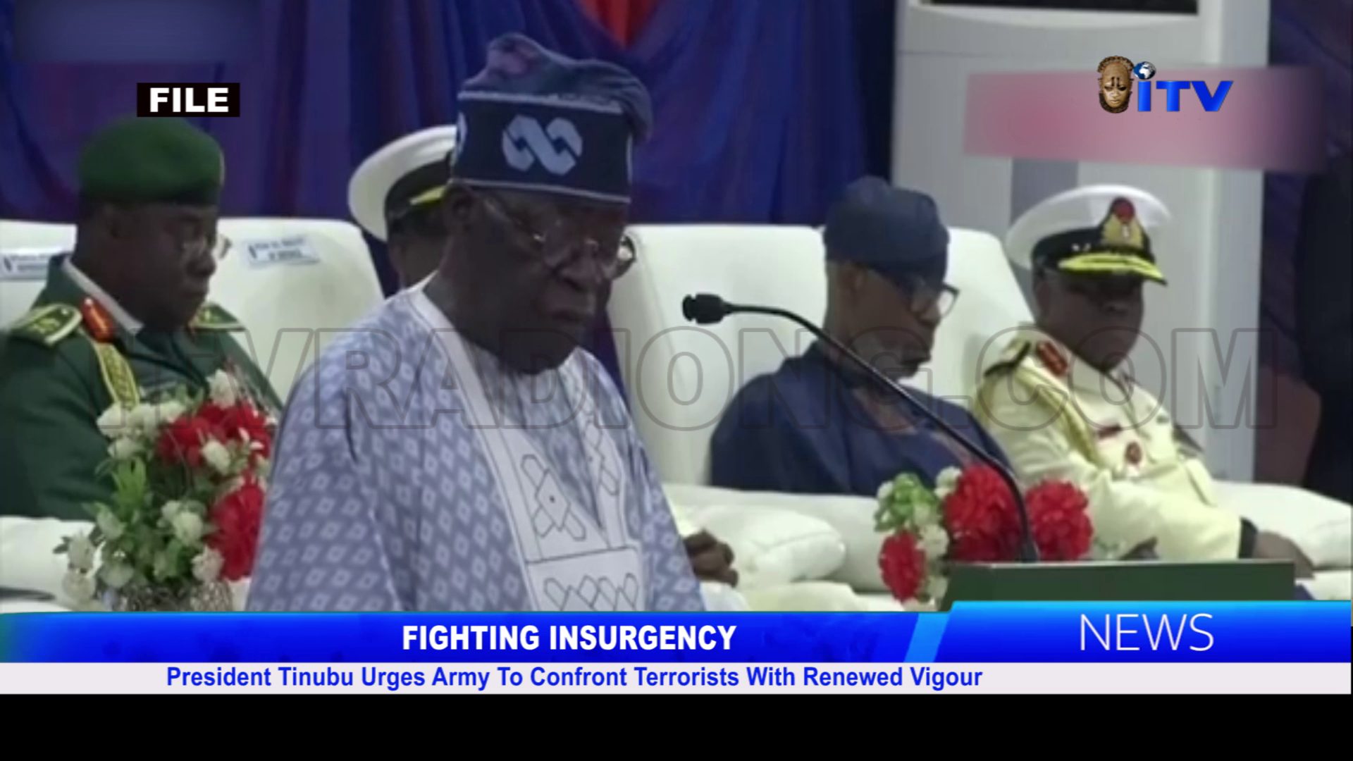 FIGHTING INSURGENCY: President Tinubu Urges Army To Confront Terrorists With Renewed Vigour
