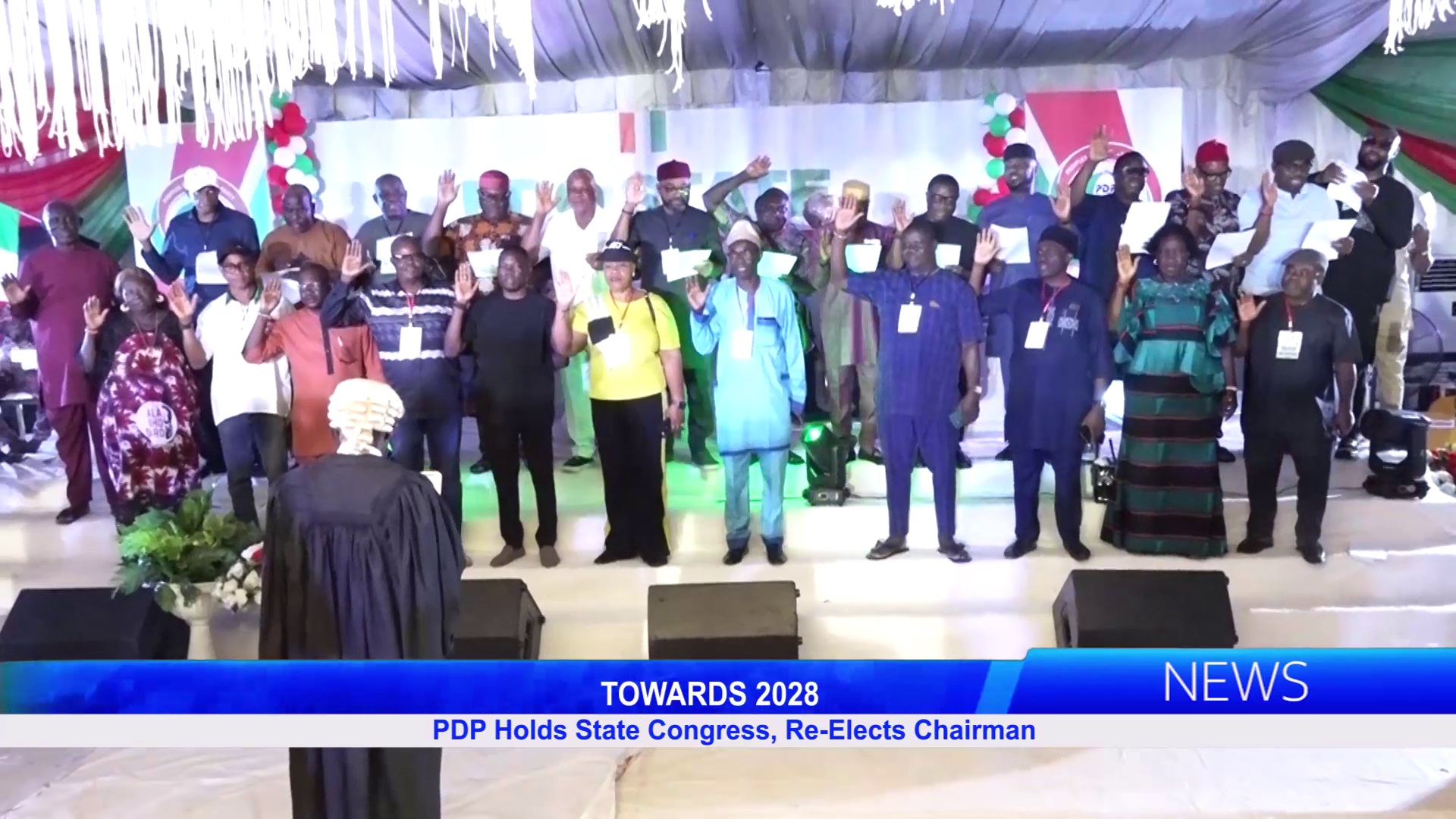 PDP Holds State Congress, Re-Elects Chairman
