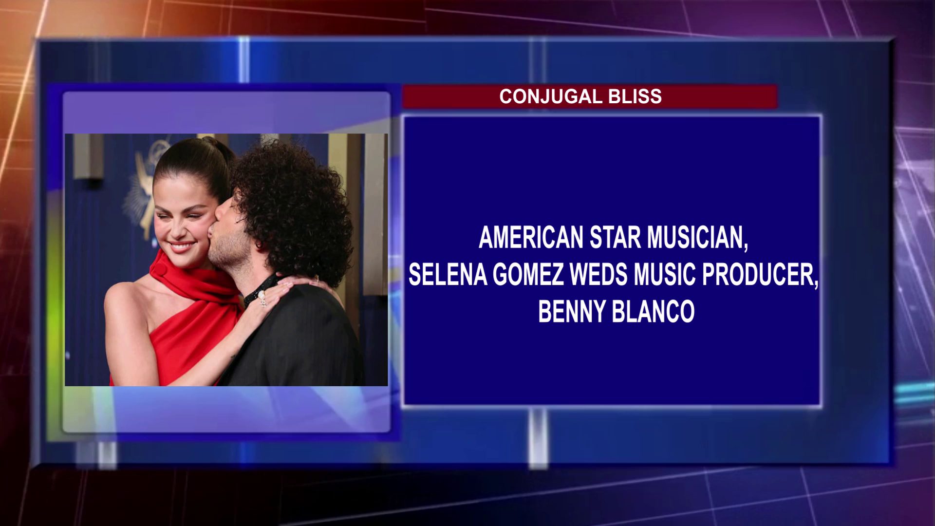 American Star Musician, Selena Gomez Weds Music Producer, Benny Blanco