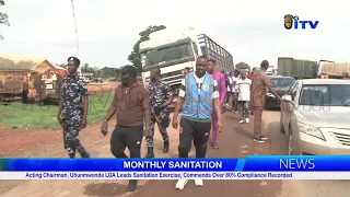 Acting Chairman, Uhunmwonde LGA Leads Sanitation Exercise, Commends Over 80% Compliance Recorded