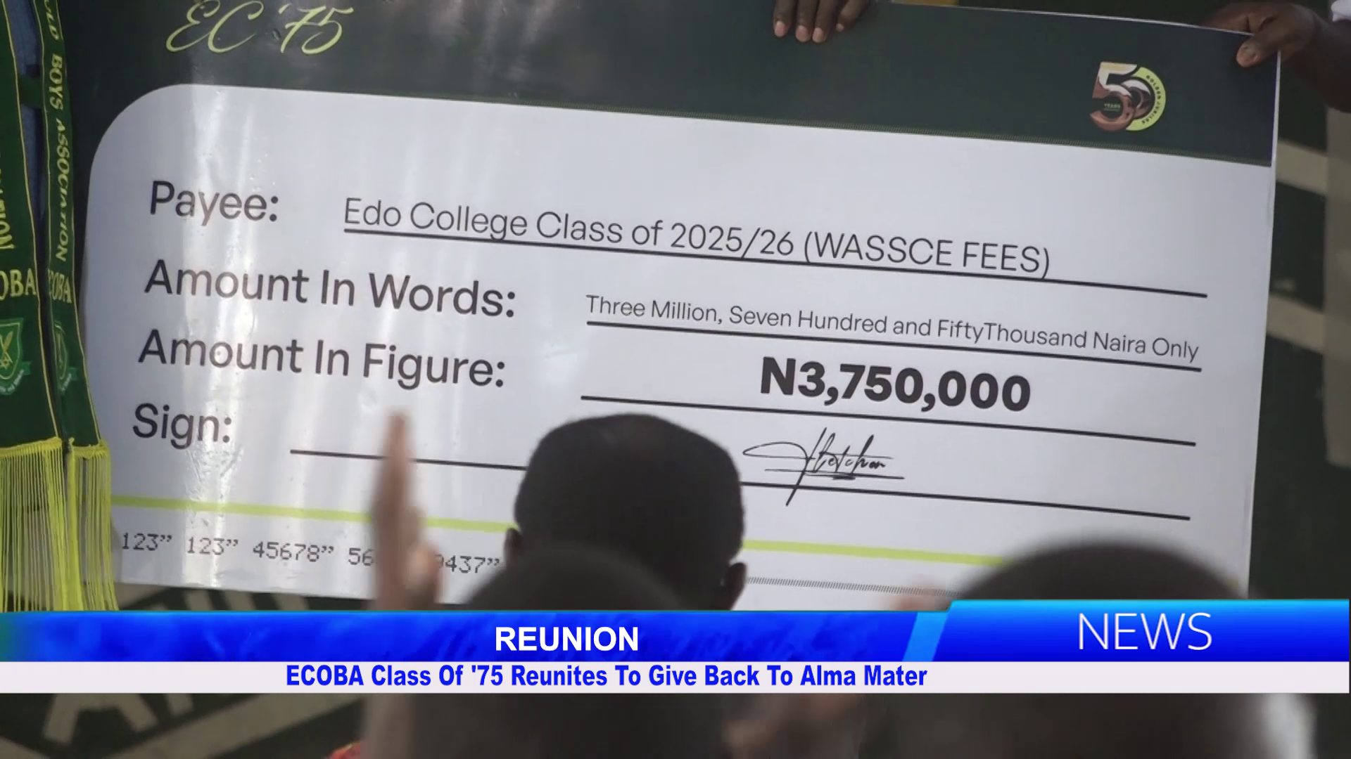 Edo College Old Boys Association, Class of 1975, has commenced activities to mark its Golden Jubilee celebration.