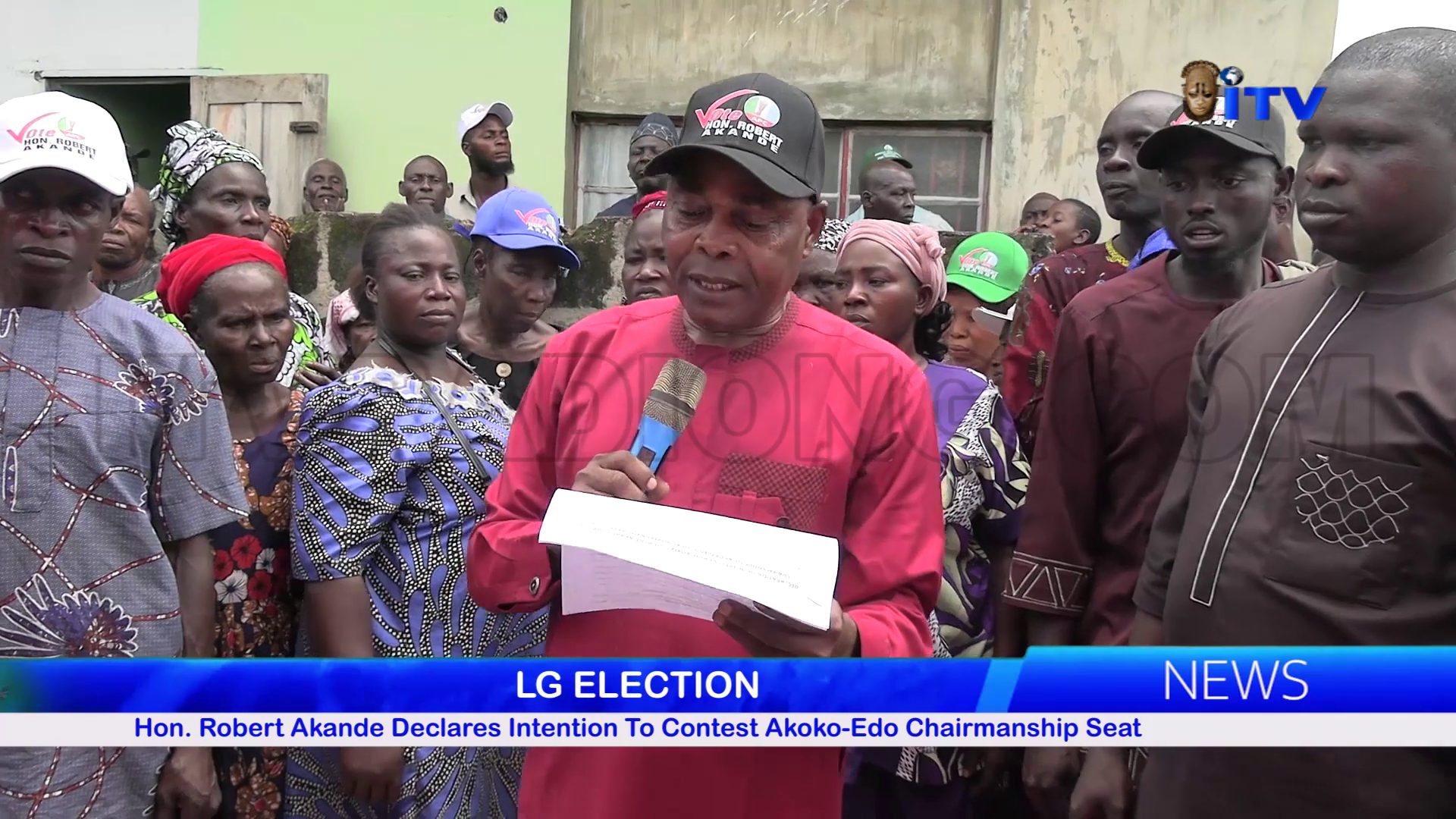 LG ELECTION: Hon. Robert Akande Declares Intention To Contest Akoko-Edo Chairmanship Seat