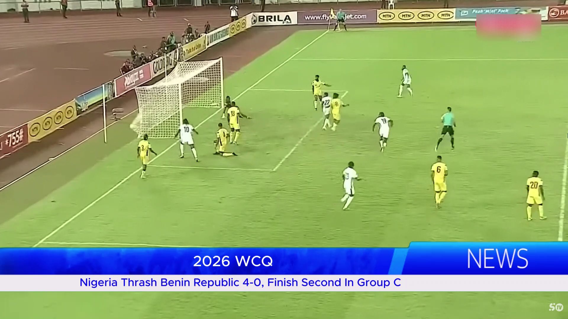 2026 WCQ: Nigeria Thrash Benin Republic 4-0, Finish Second In Group C
