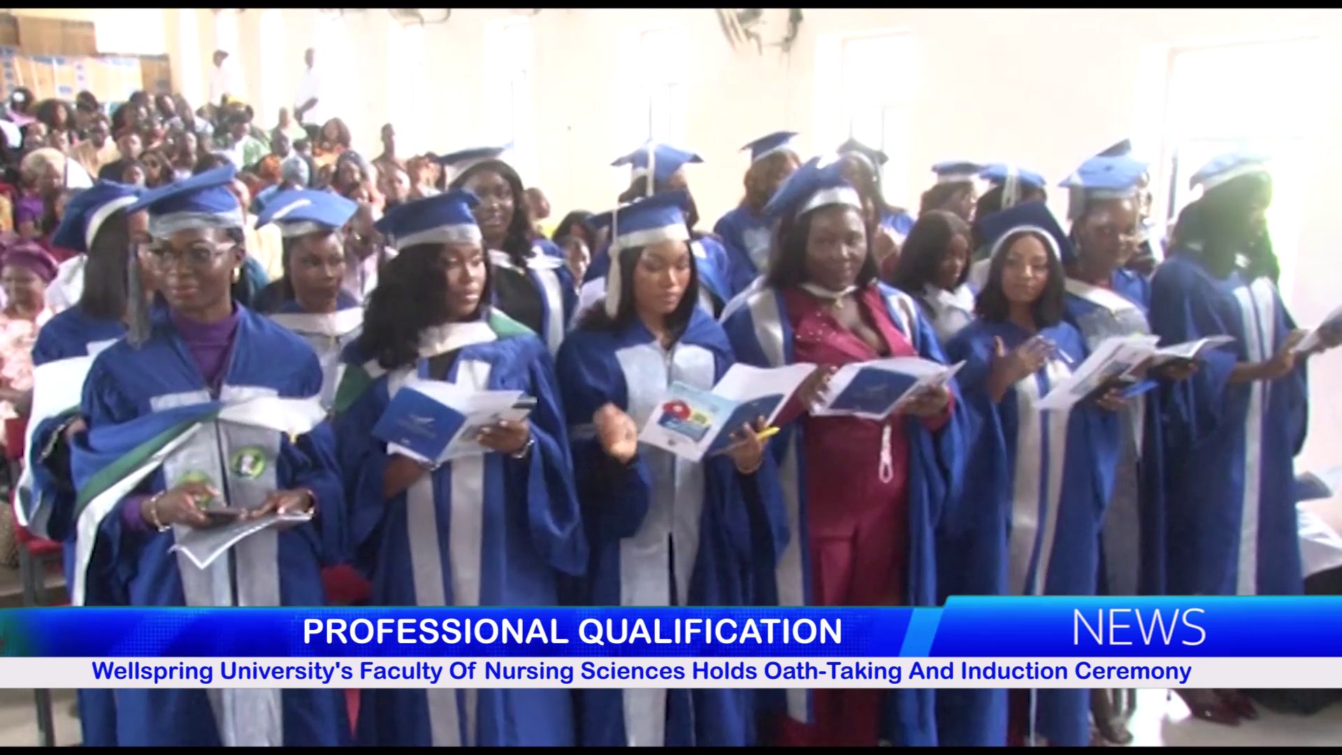 Wellspring University’s Department Of Computing Holds 2nd Induction Ceremony