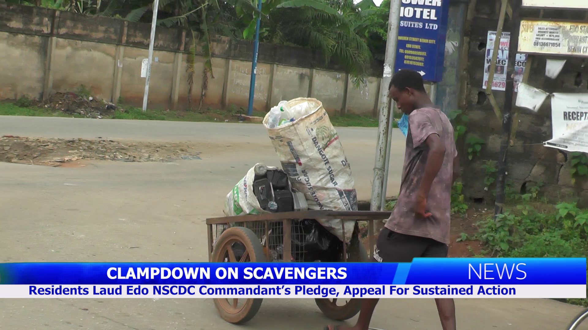 CLAMPDOWN ON SCAVENGERS: Residents Laud Edo NSCDC Commandant’s Pledge, Appeal For Sustained Action